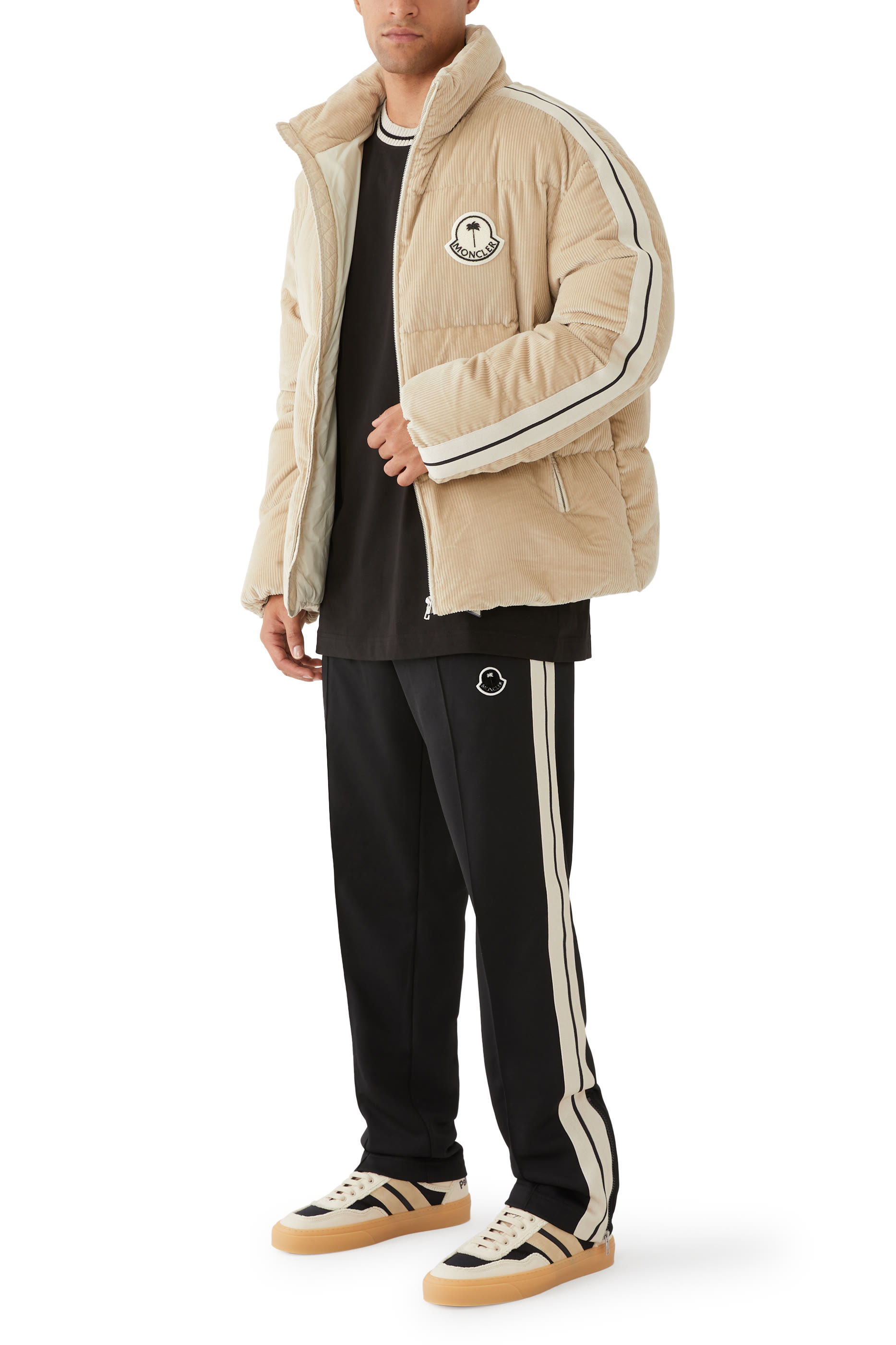 جاكيت أبروهوس مونكلر X بالم انجلز بتصميم مضلع