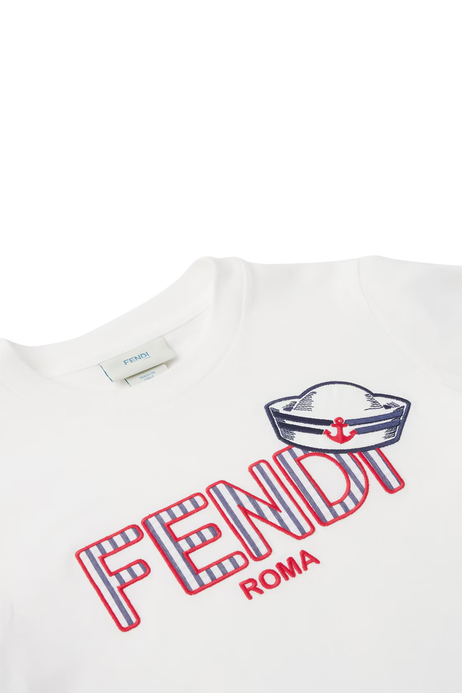 تيشيرت مطرز بشعار الماركة للأطفال