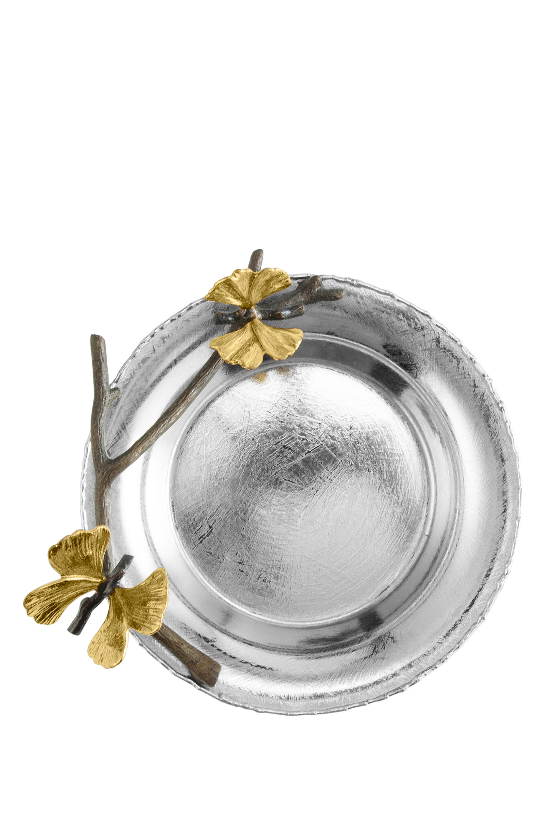 قاعدة كوب بتصميم الجنكة مزينة بفراشة