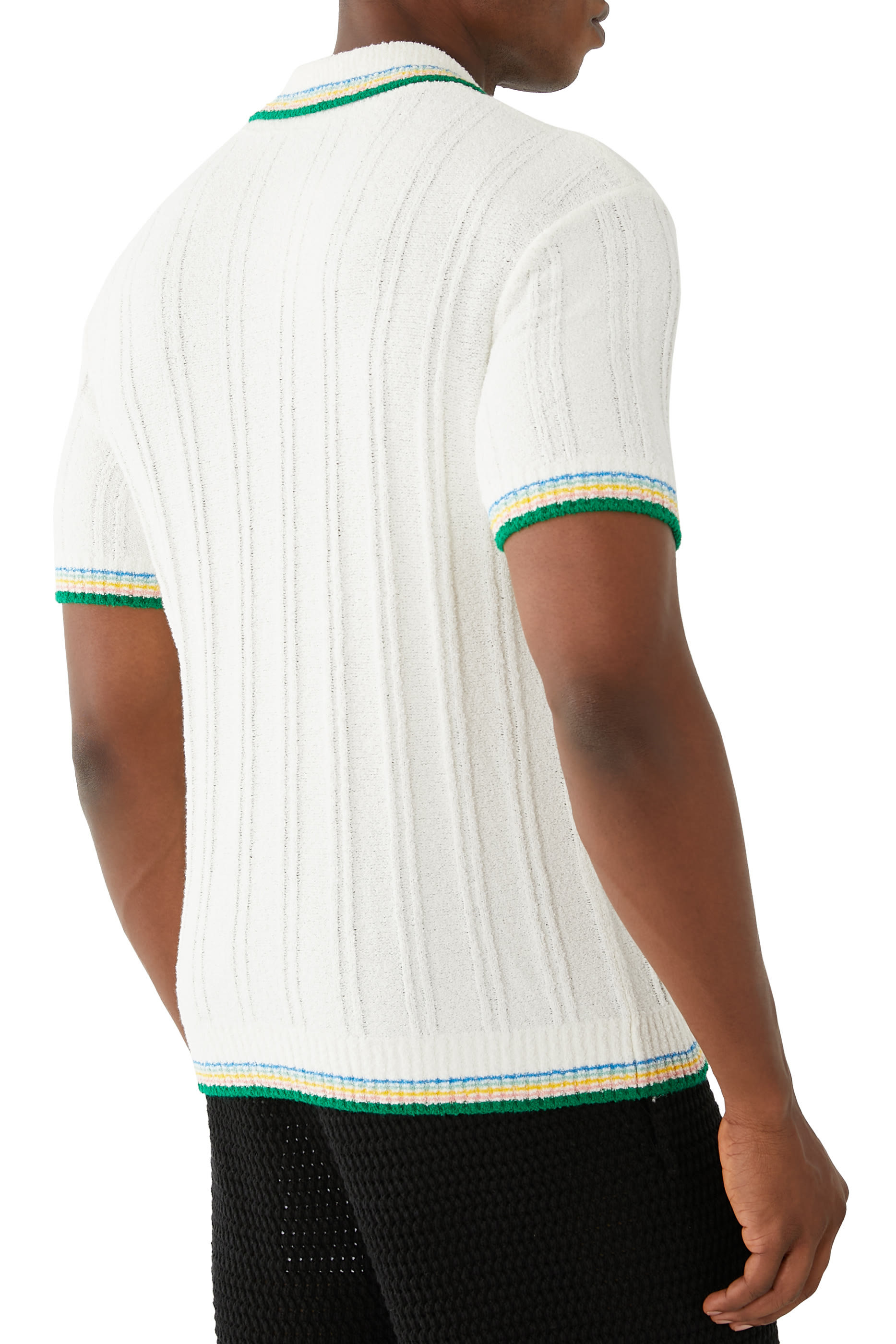 قميص بولو بوكليه بتصميم مضلع