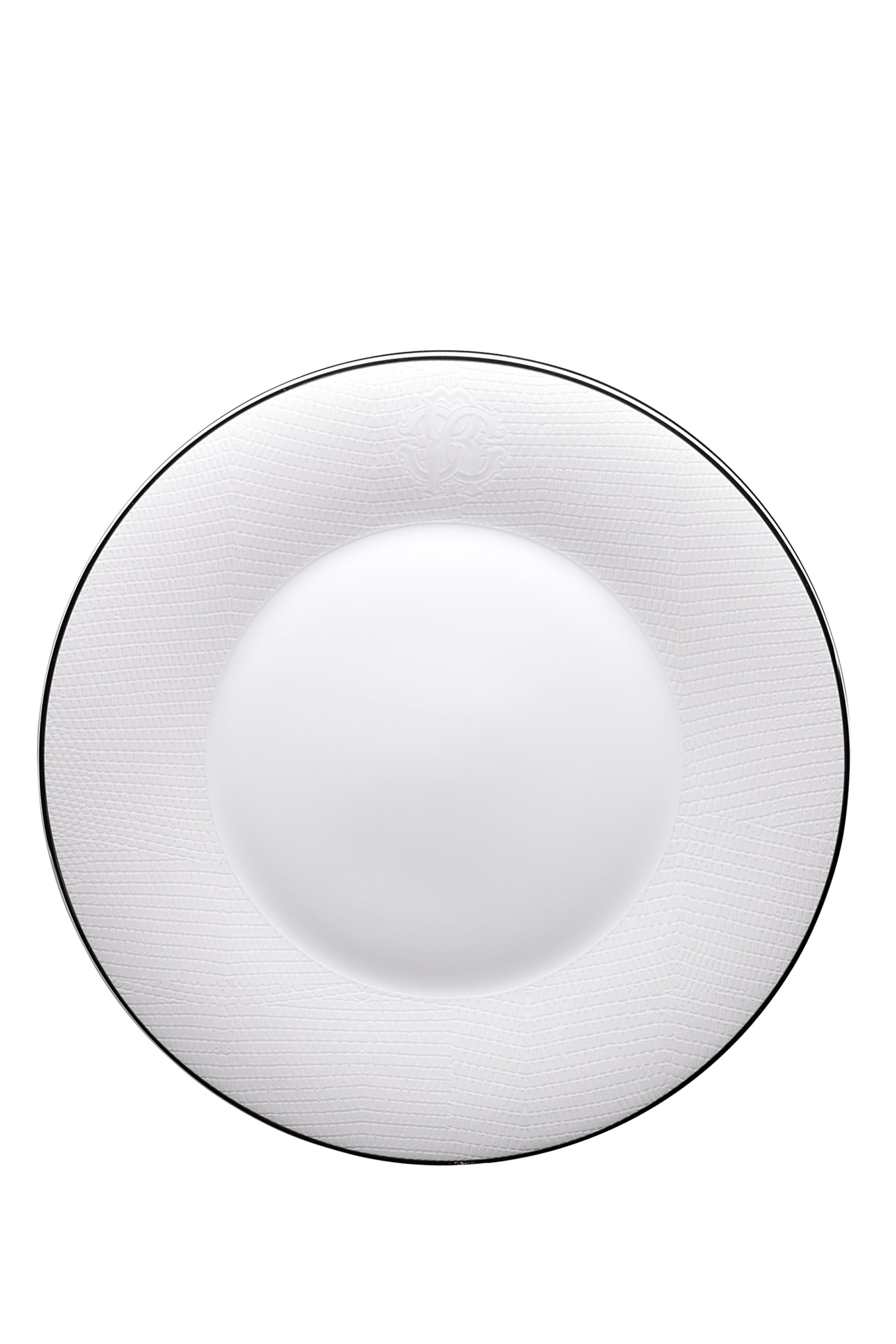 طبق عشاء بنقشة جلد سحلية