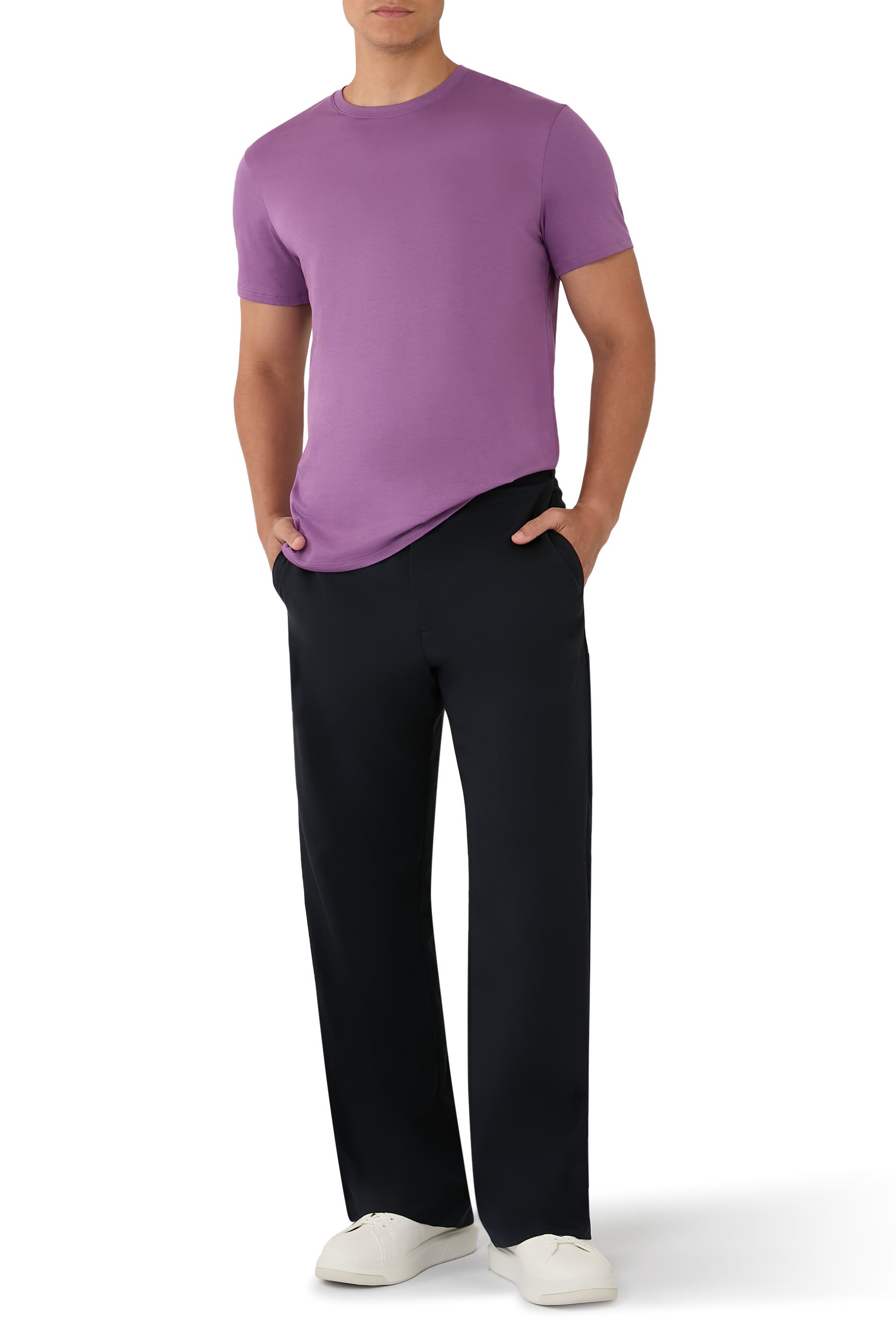 تيشيرت بقصة ضيقة قطن بيما