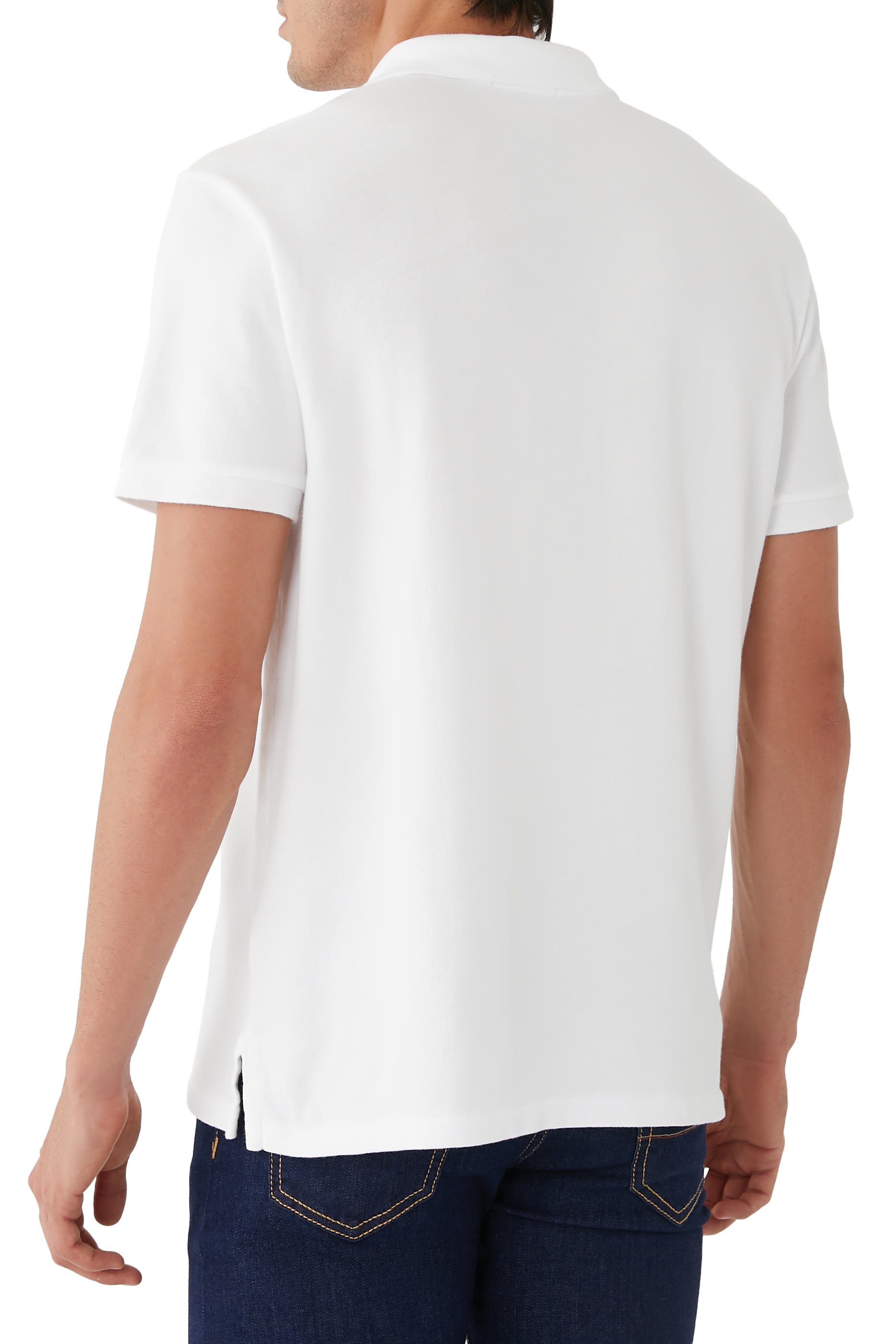 قميص بولو بأكمام قصيرة  قطن جيرسيه