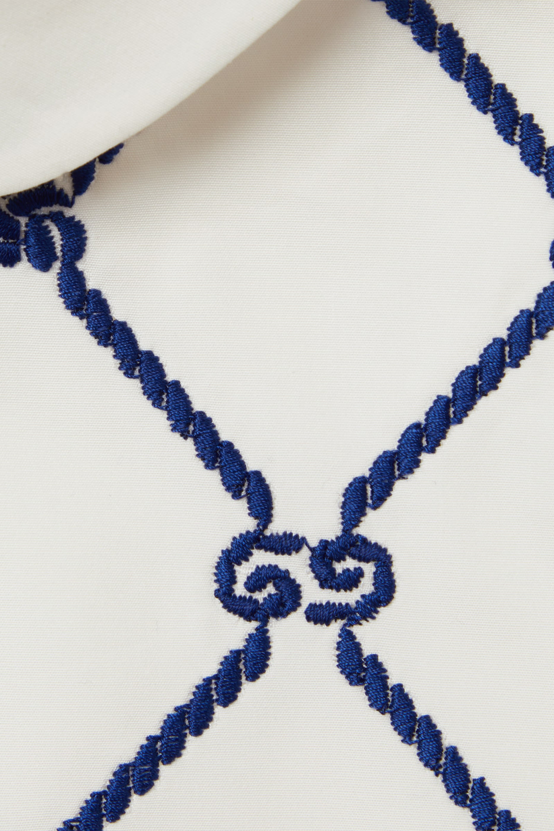 فستان قطن مطرز للأطفال