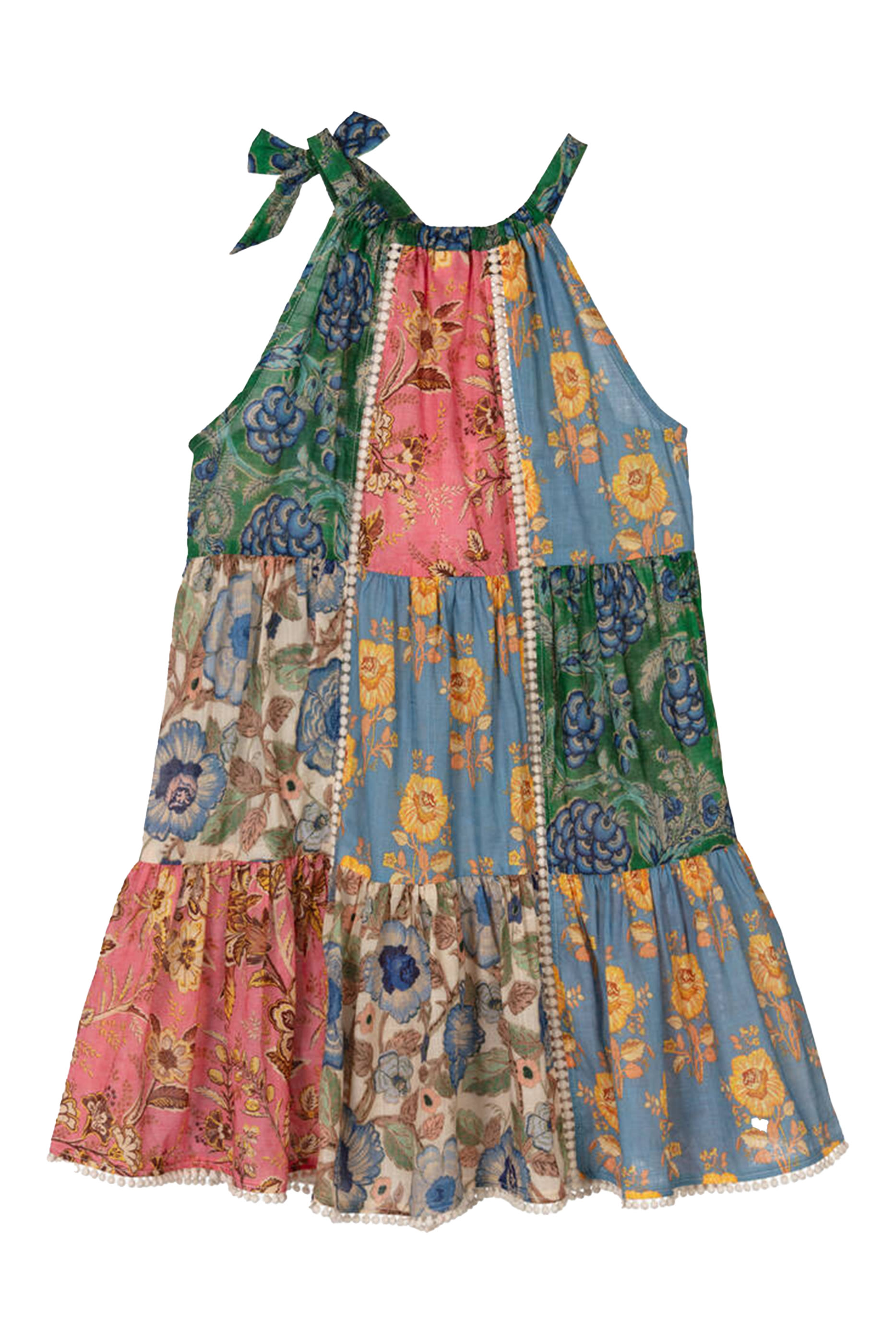 فستان جوني للأطفال برباط حول العنق