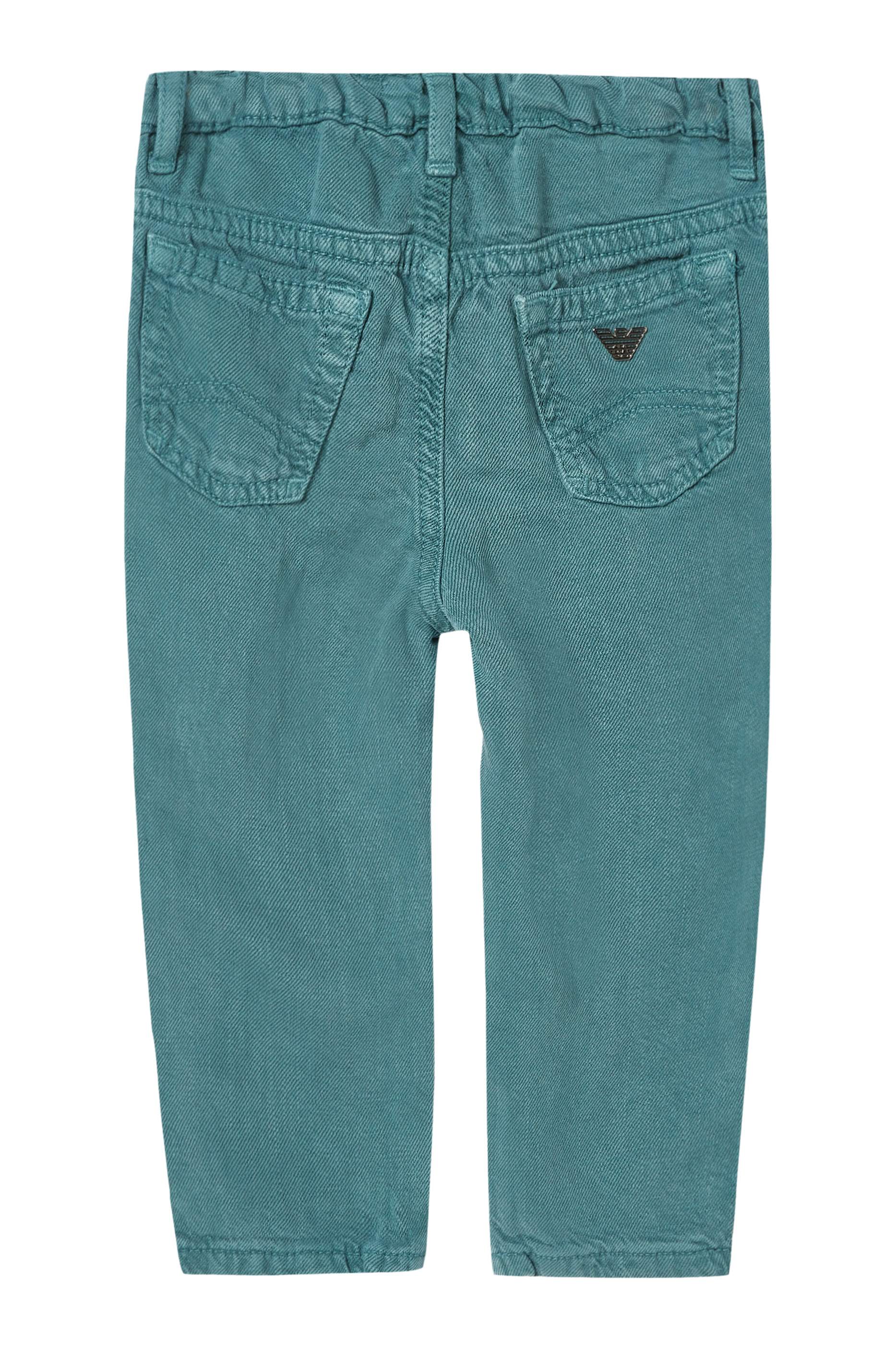 بنطال للأطفال برقعة شعار الماركة