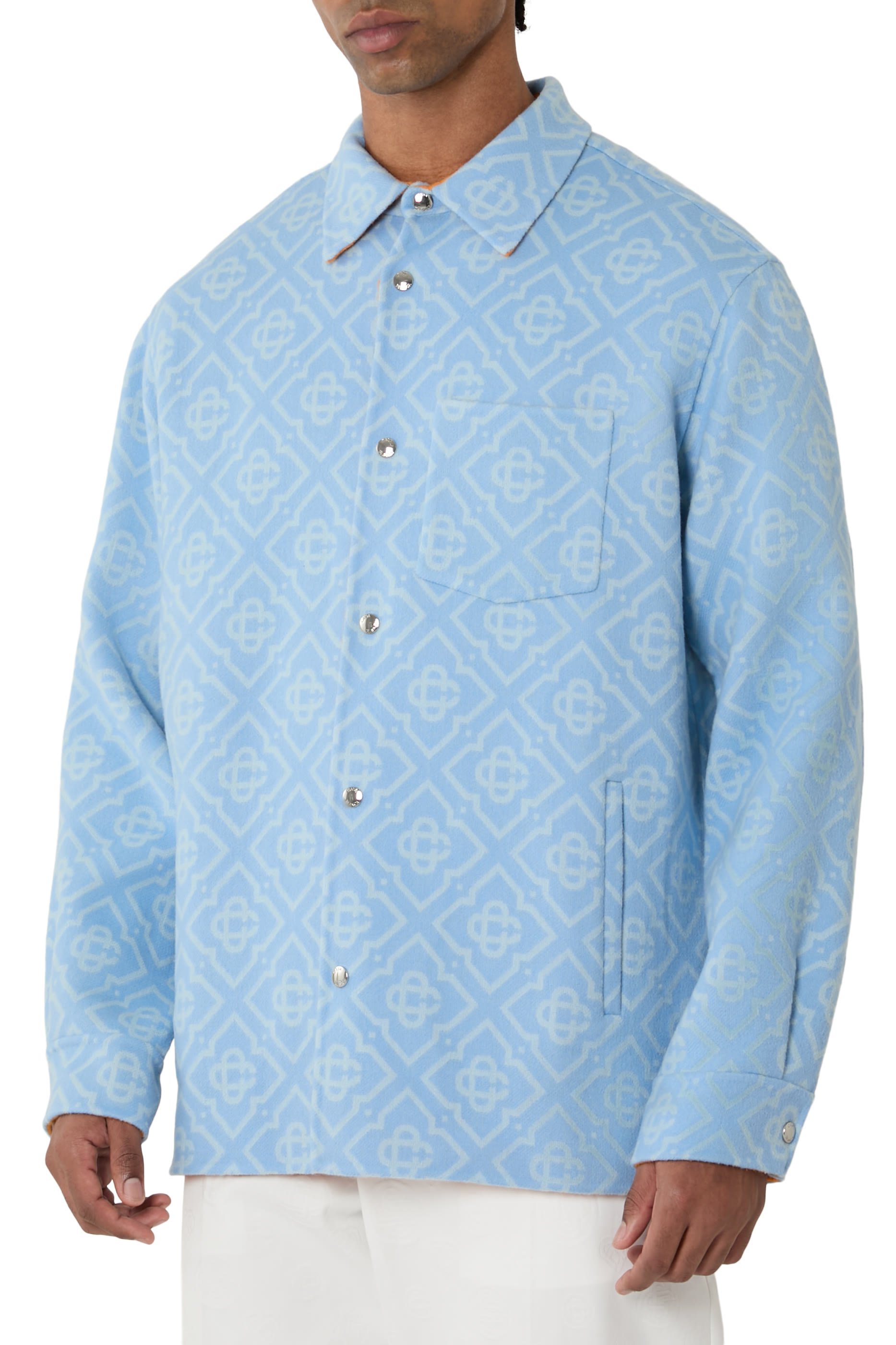 Monogram-Pattern Shirt