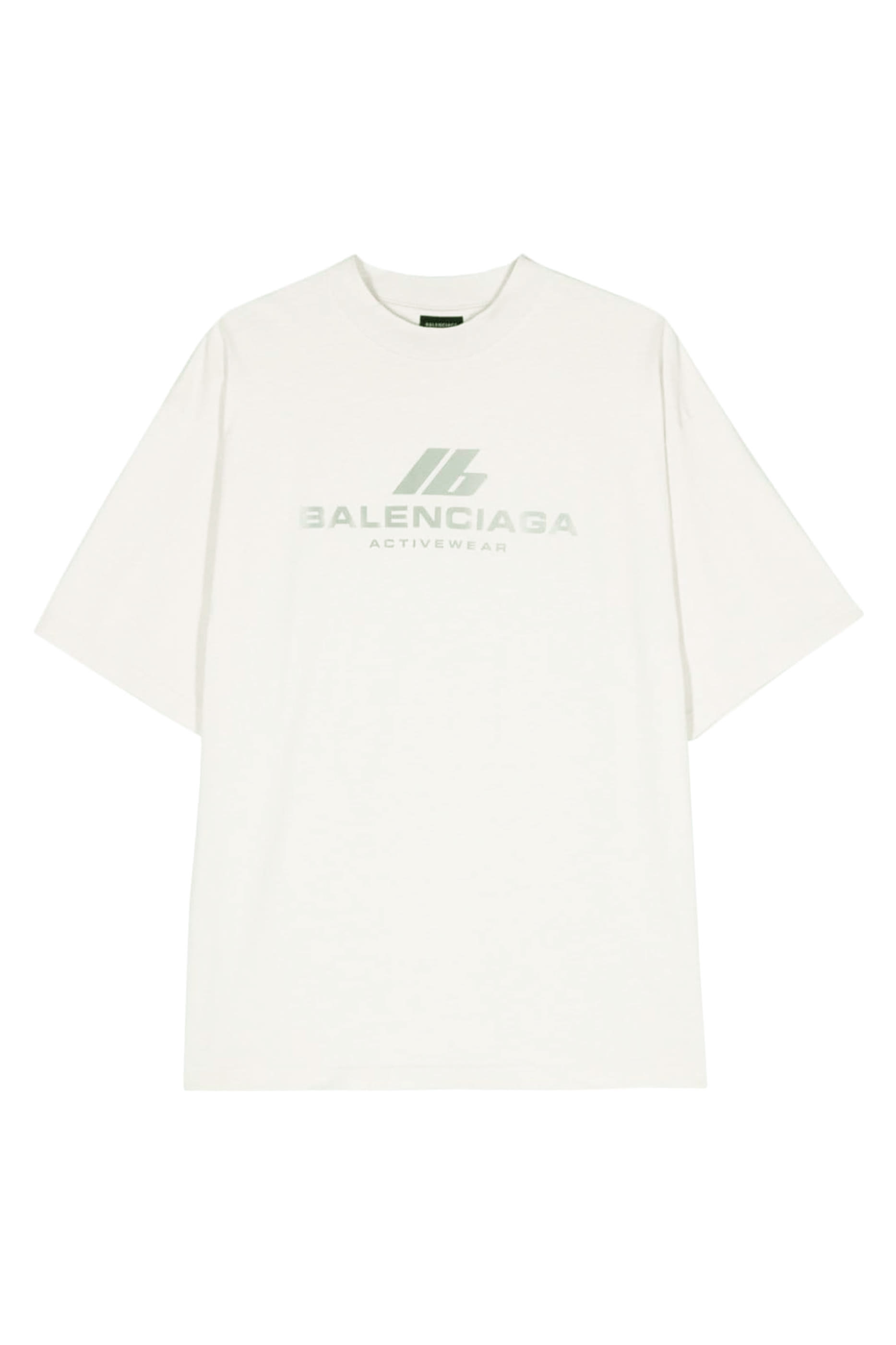 تيشيرت أكتيف وير قطن بشعار الماركة