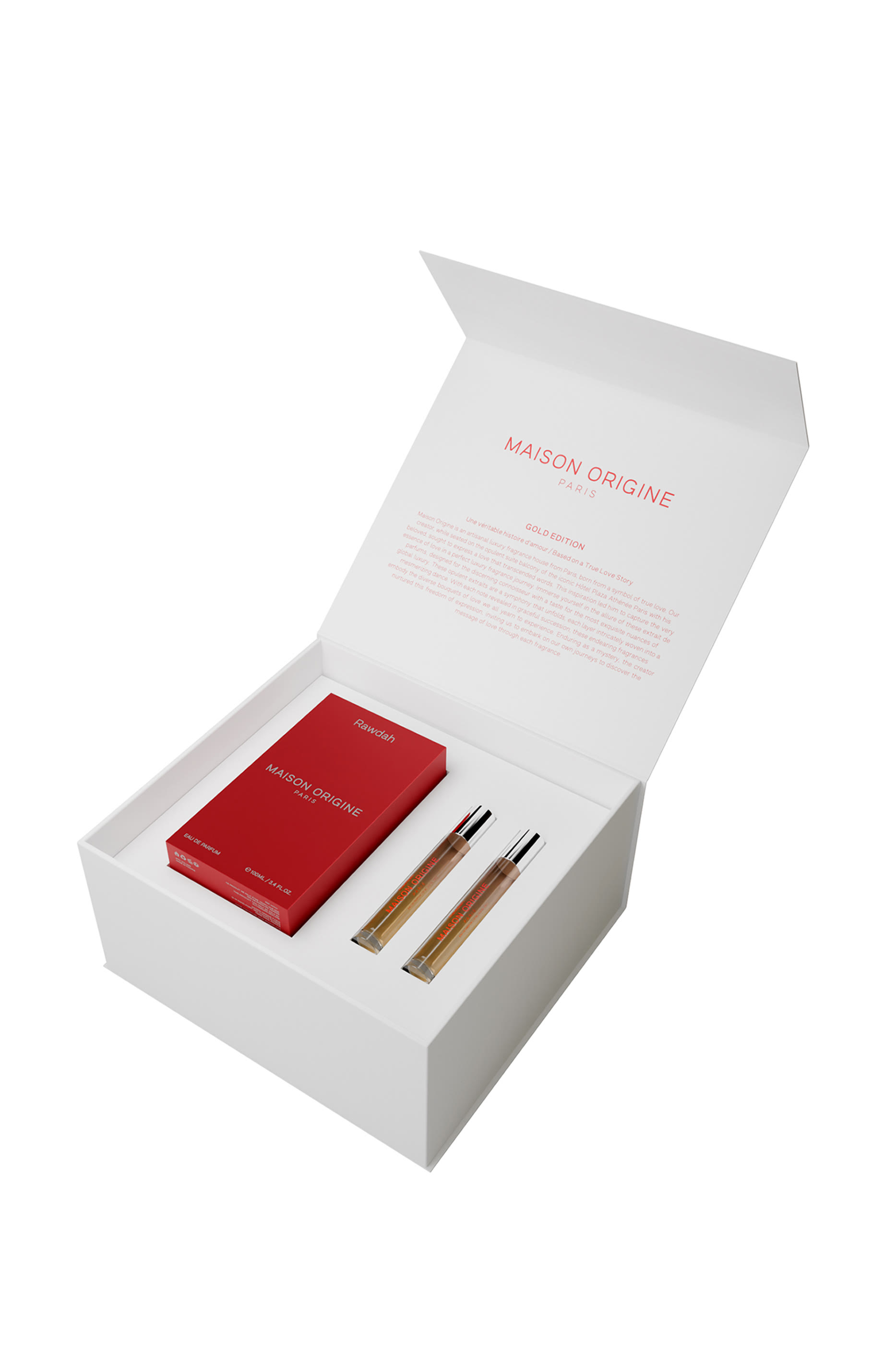 مجموعة هدية عطر مركز راودا إصدار غولد