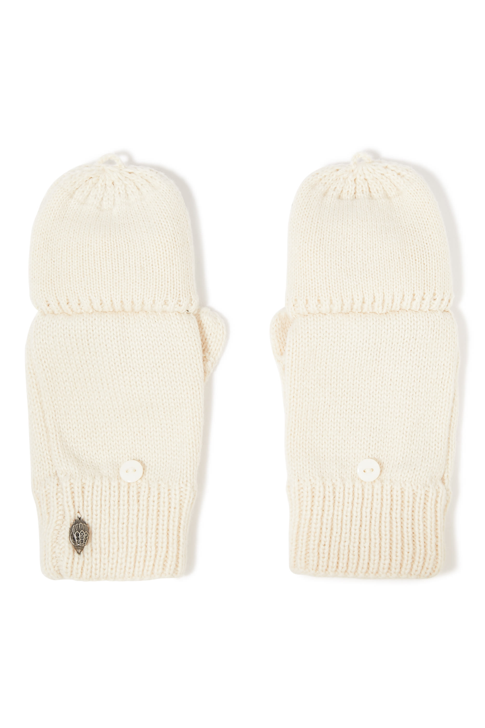 قفازات بالكريستال وشعار الماركة