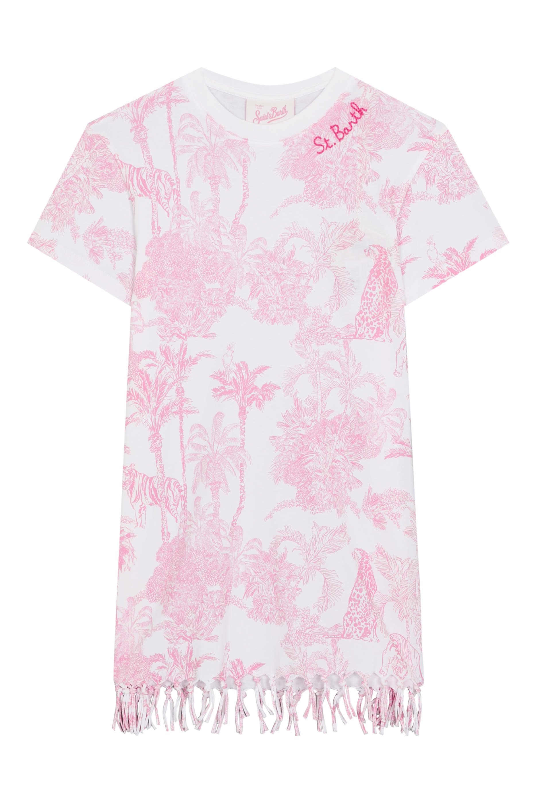 فستان ابي بنقشة توال دي جوي للأطفال