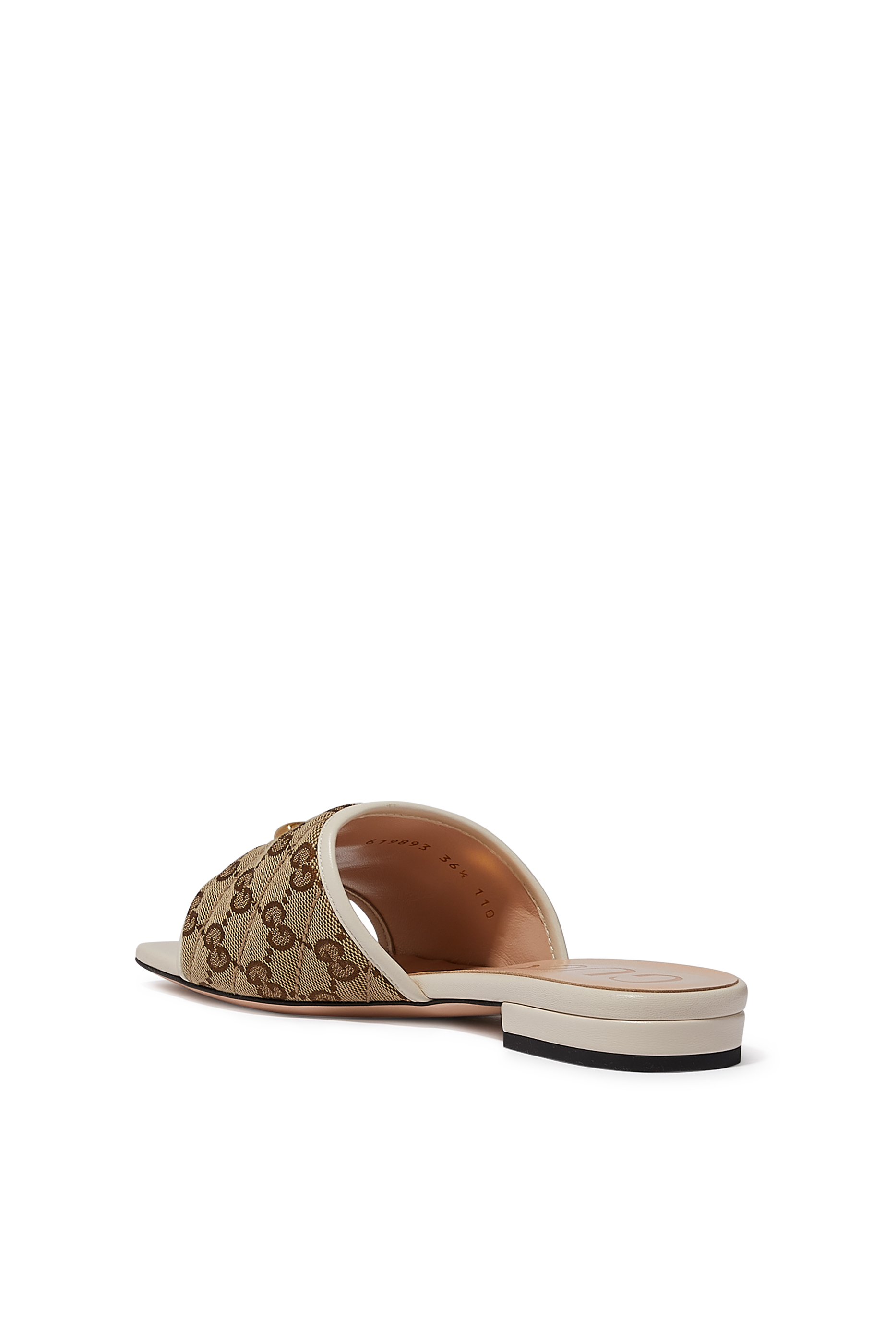 حذاء جولي مفتوح بشعار GG