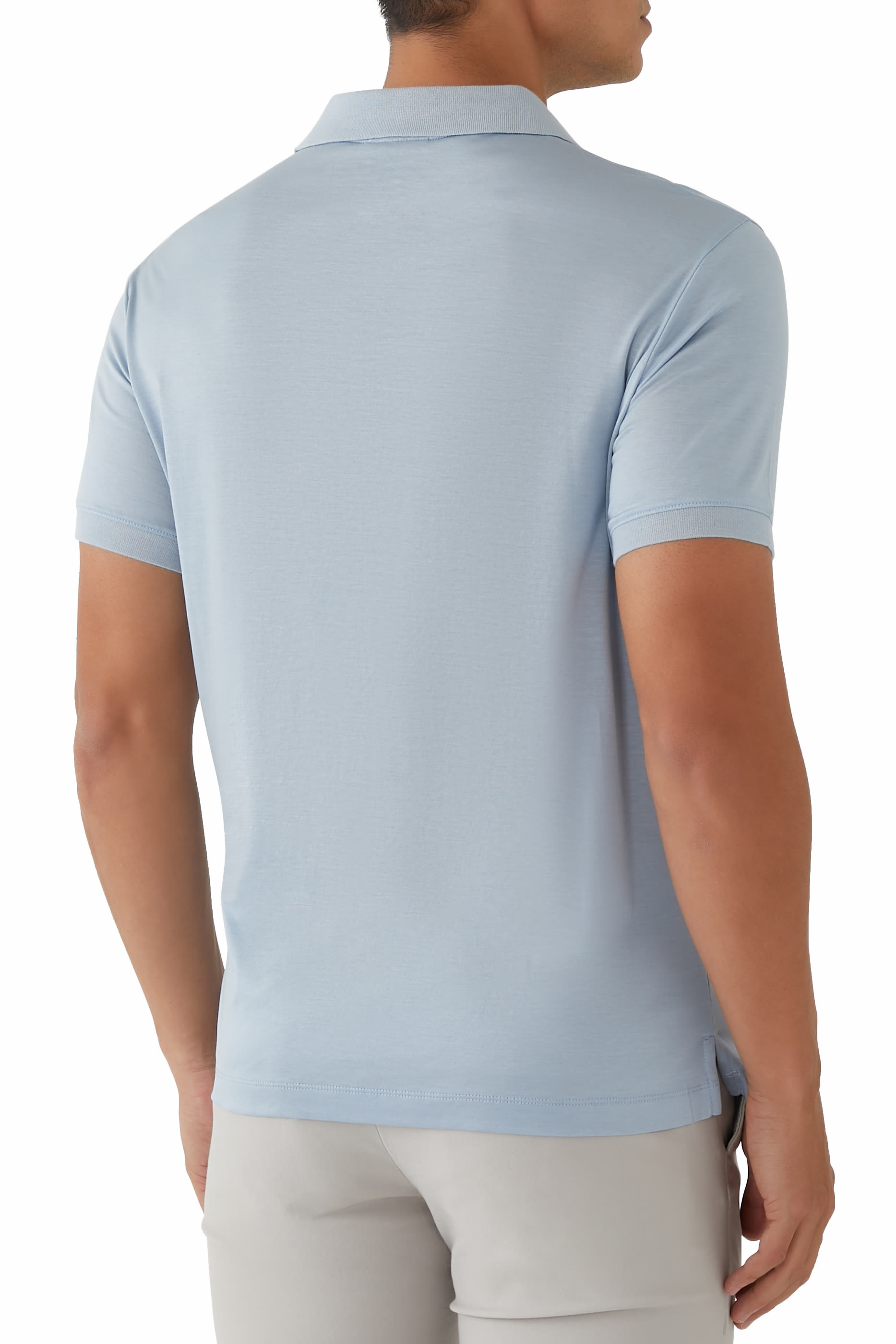 قميص بولو بنصف سحاب