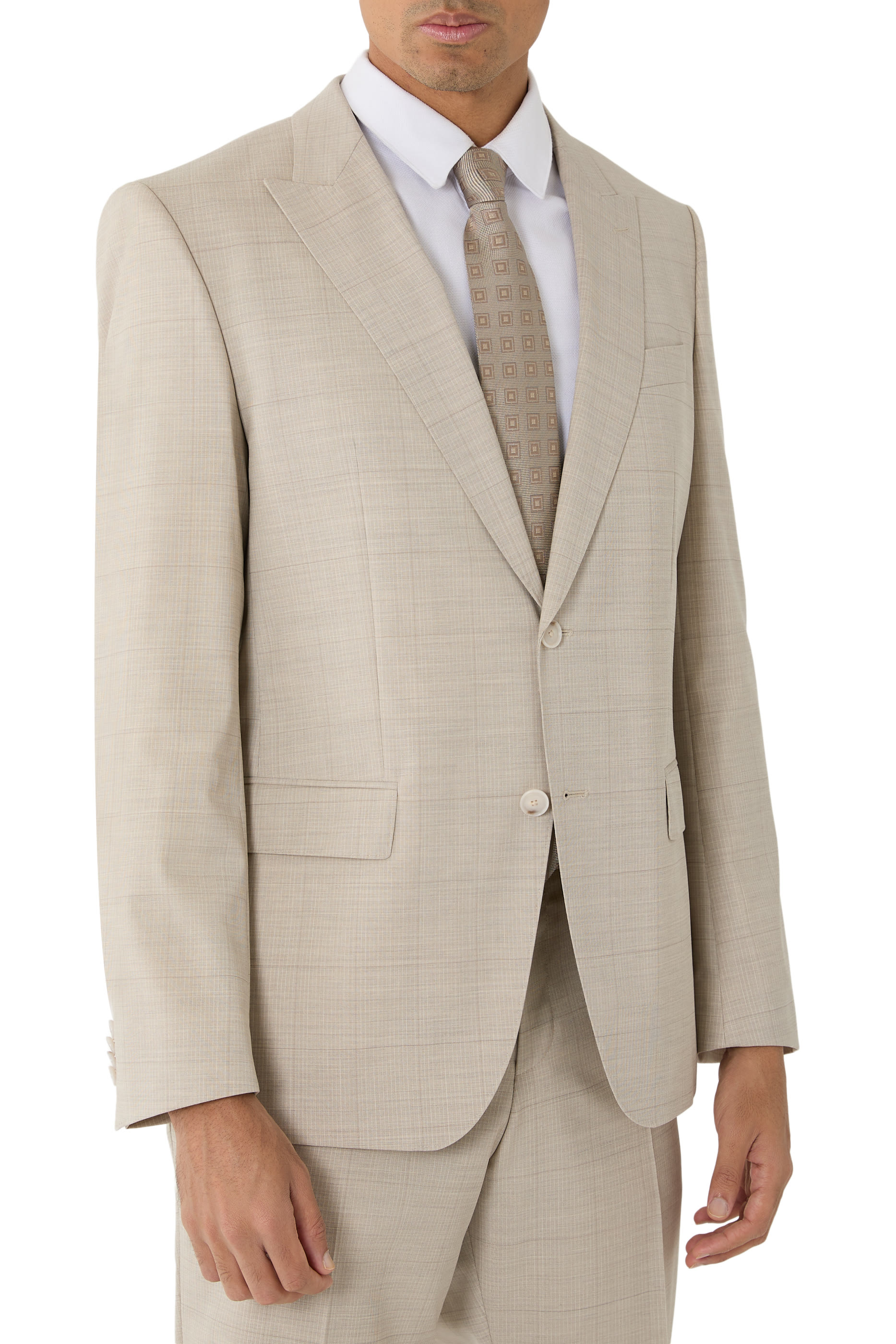 ربطة عنق L بنمط جاكار حرير