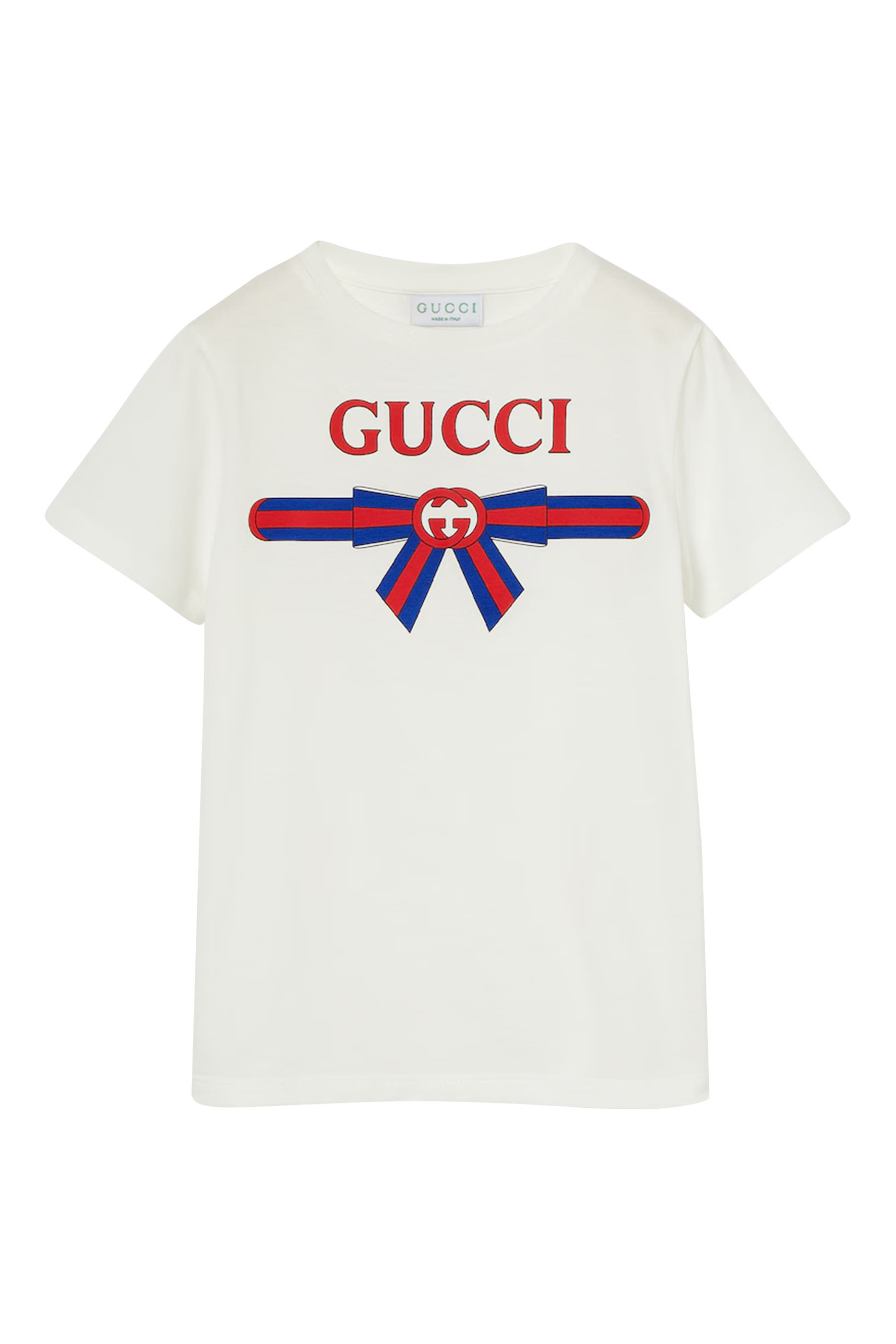 تيشيرت بشعار الماركة قطن جيرسيه للأطفال