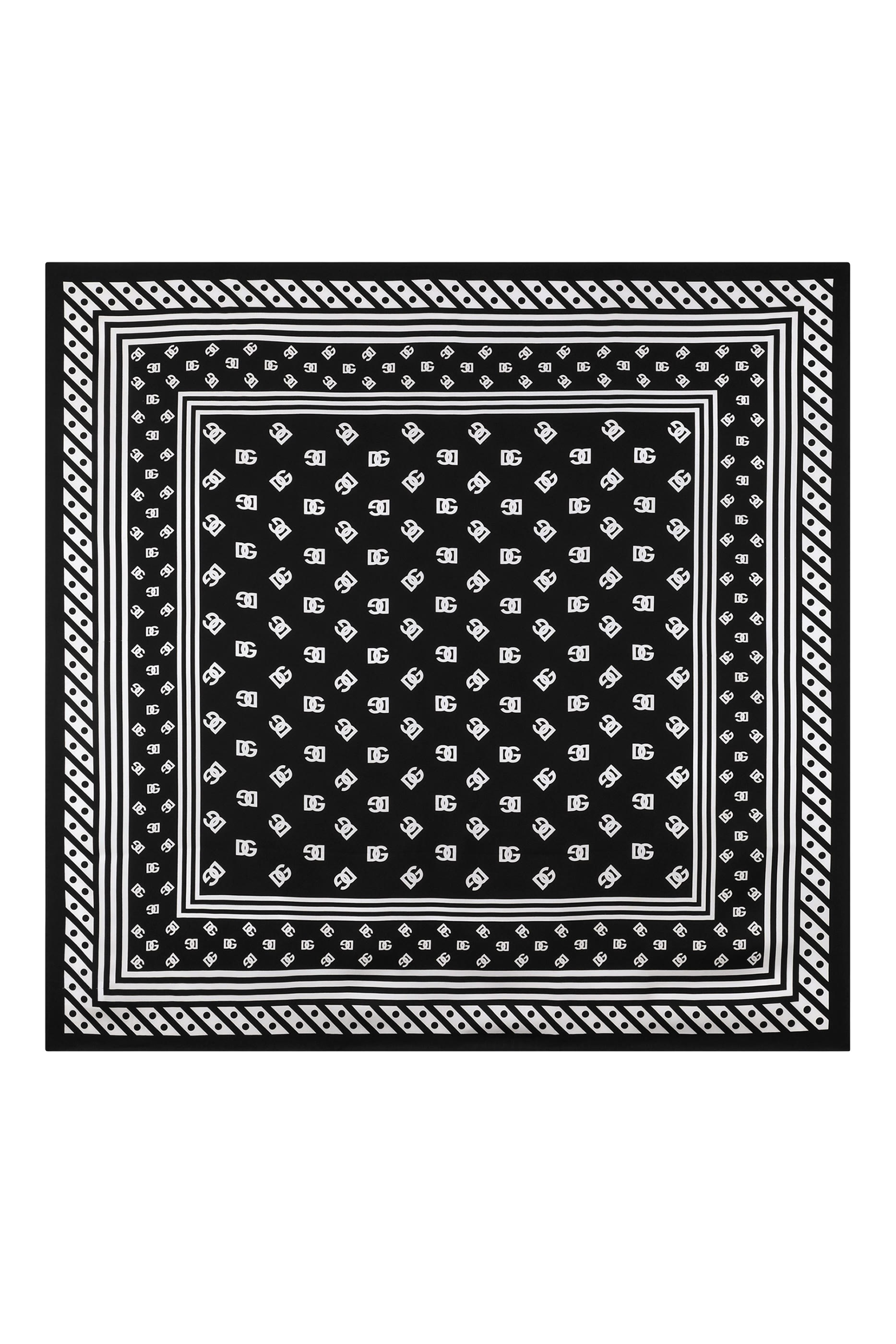 وشاح بطبعة شعار الماركة بالكامل تويل