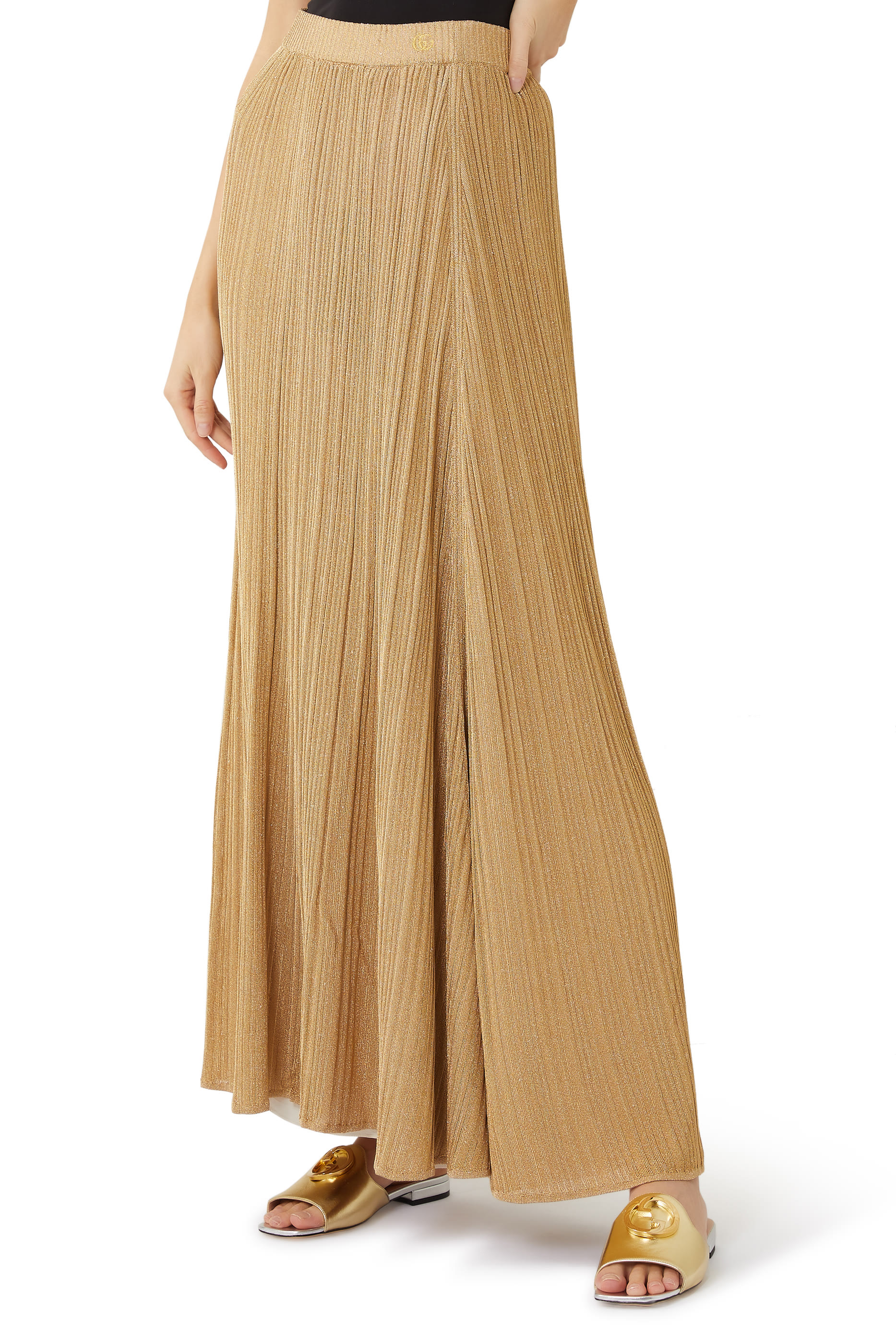 حذاء خفيف بلوندي لامع