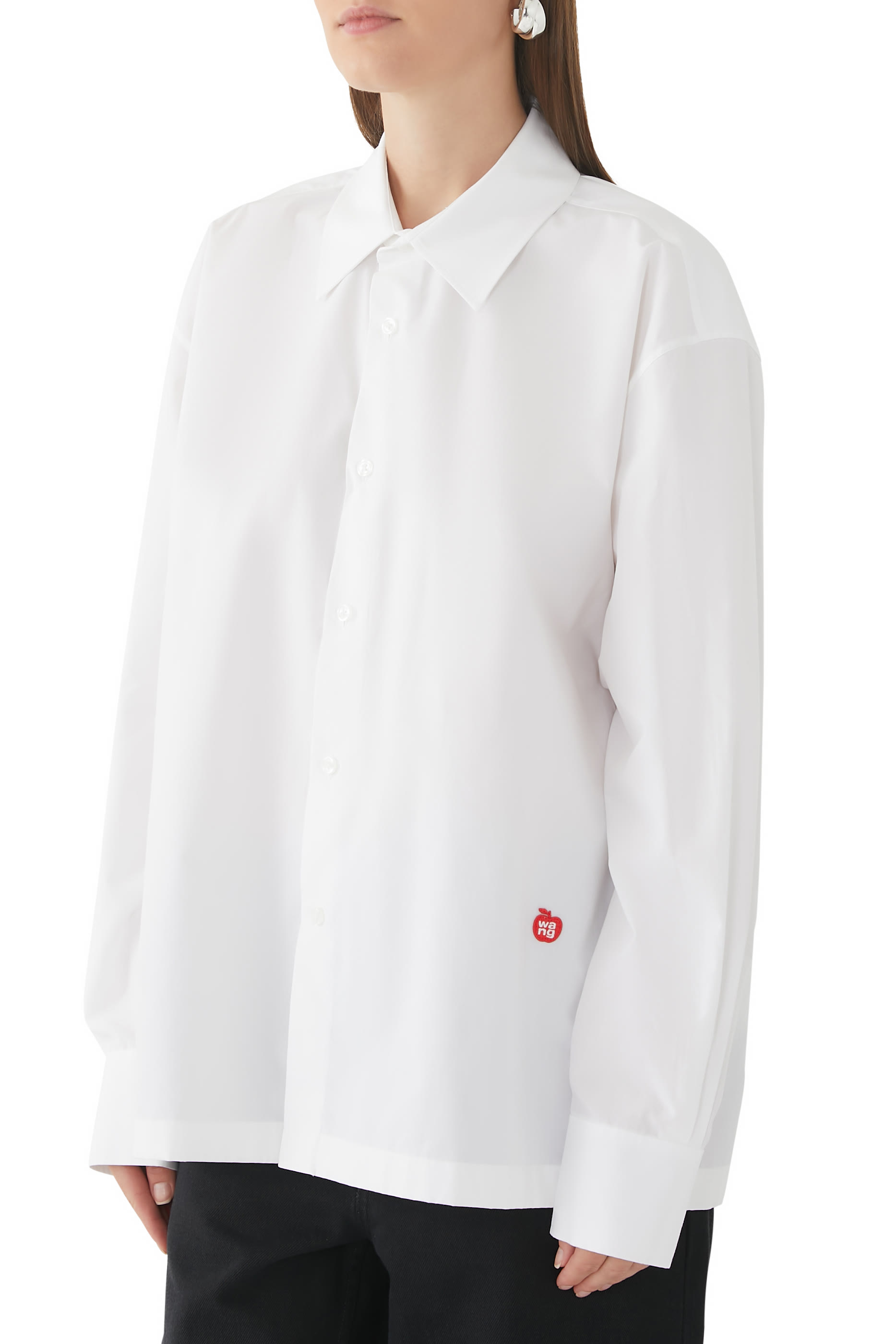 قميص بويفرند بأزرار