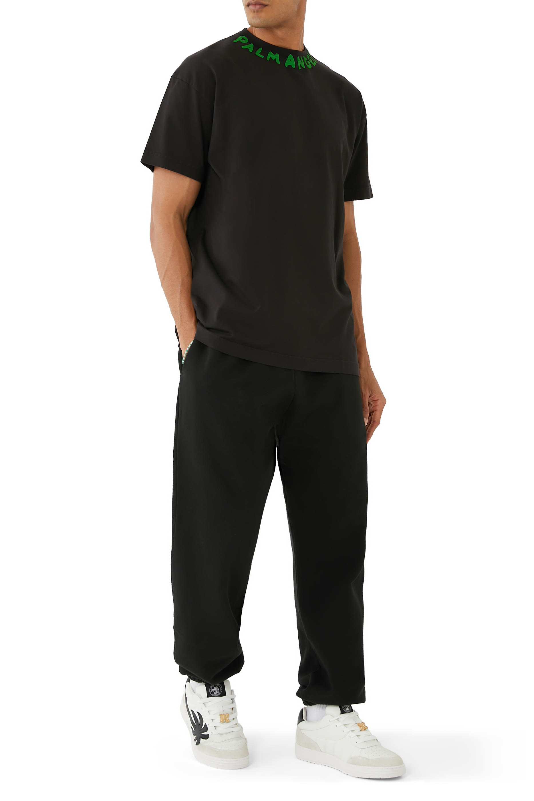 بنطال رياضي بشعار الماركة الموسمي