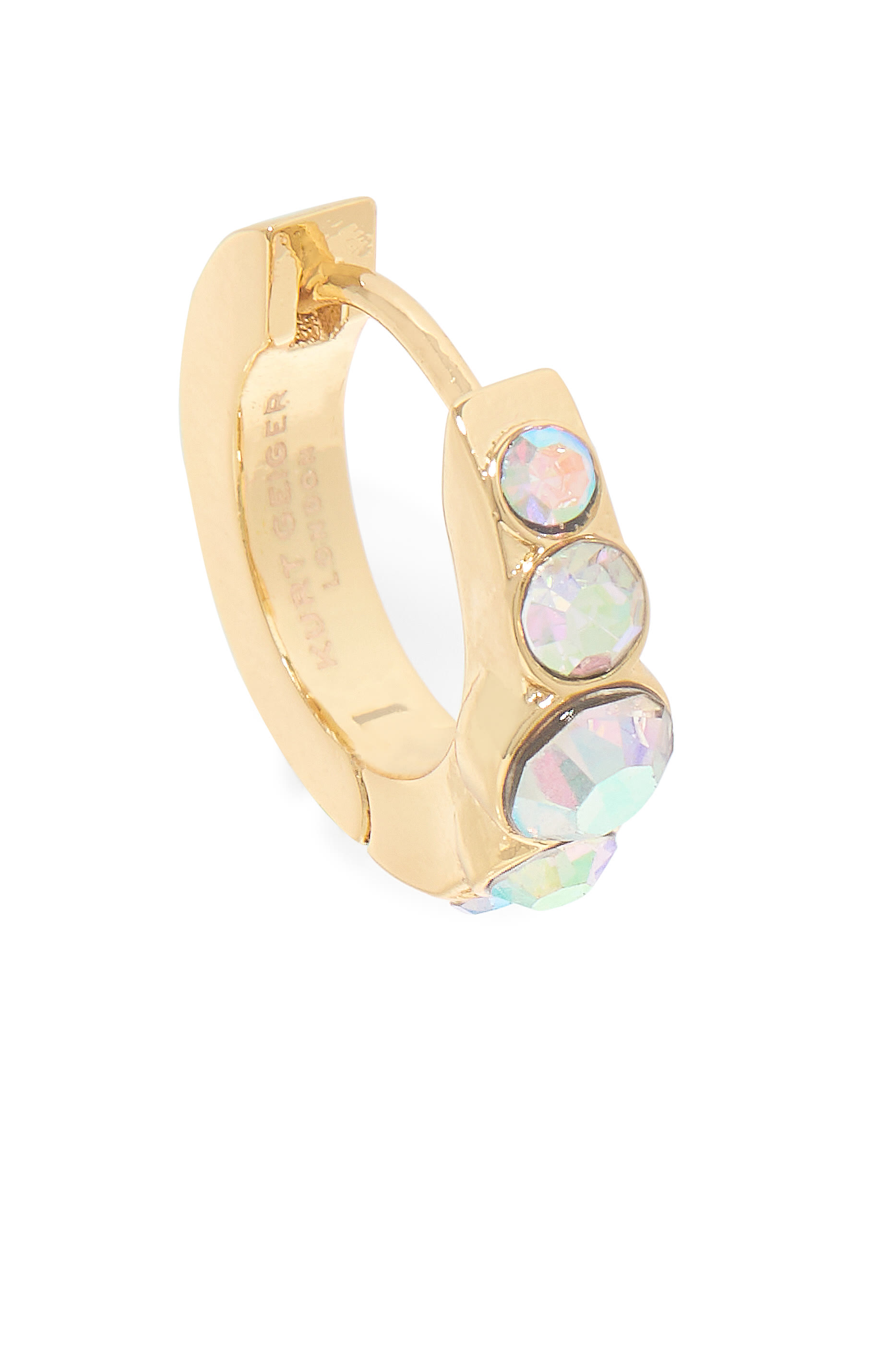 أقراط هاجي دائرية مرصعة بأحجار كريمة