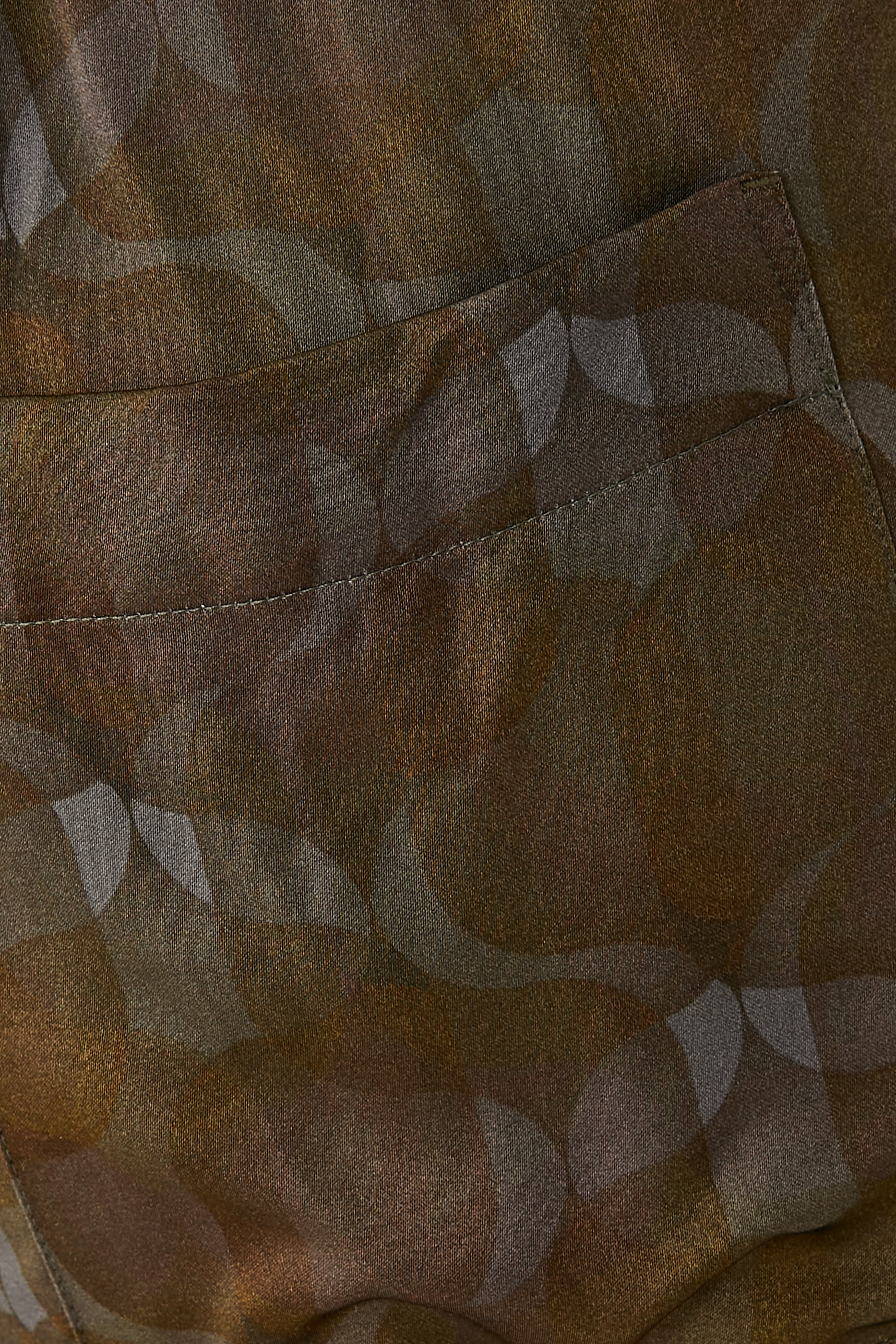 شورت فضفاض بنقشة