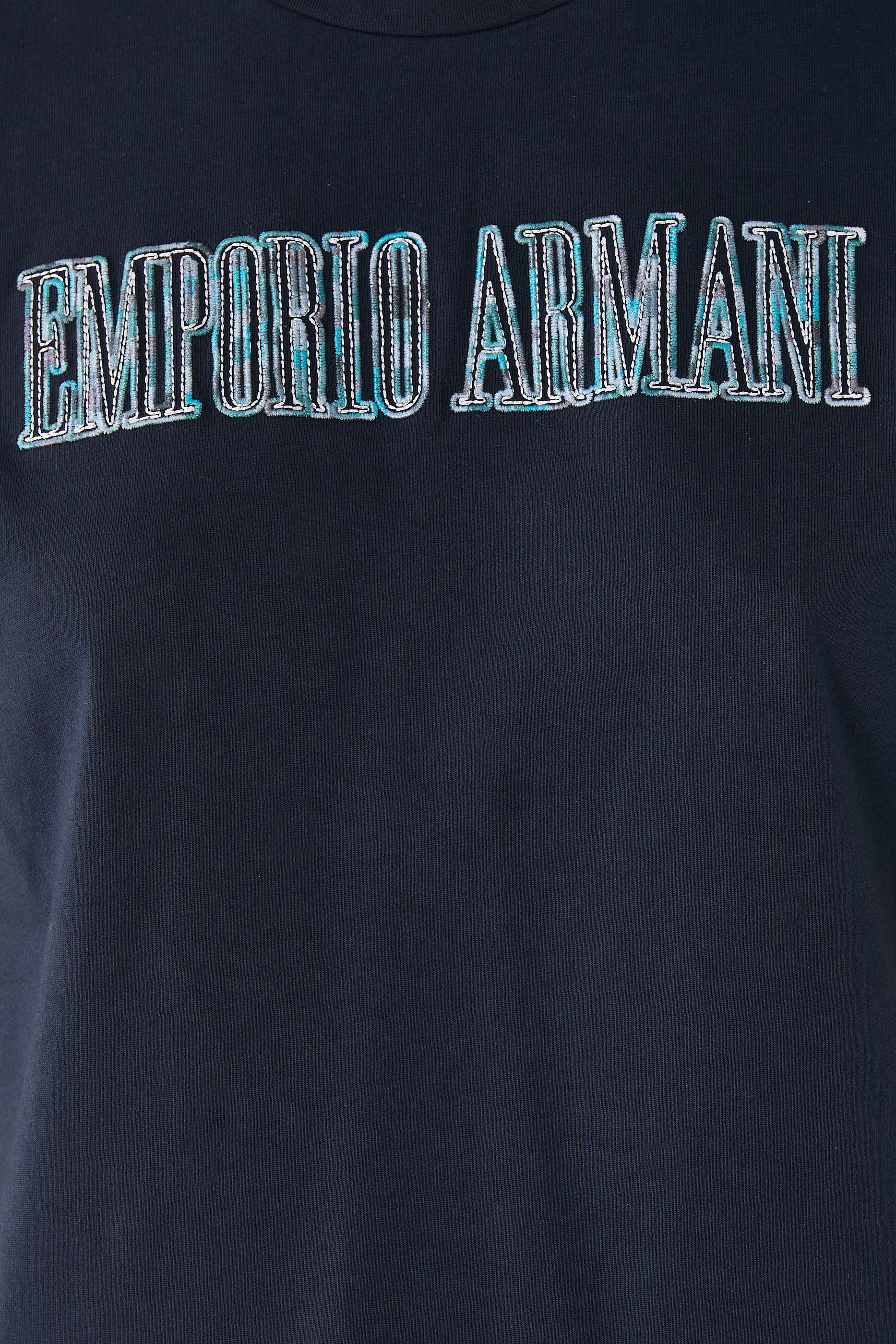 تيشيرت بشعار الماركة جيرسيه أي أس في عضوي