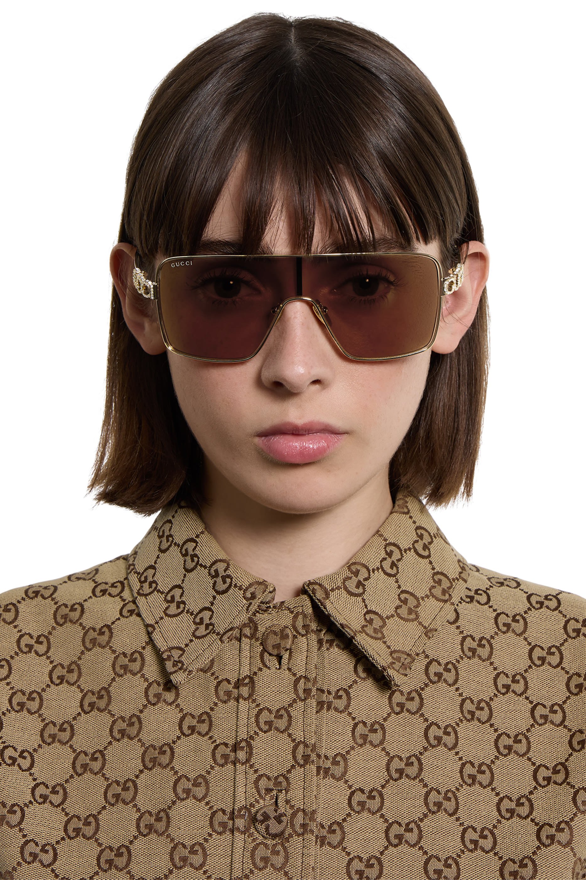 GG1936S Rectangular Frame Sunglasses