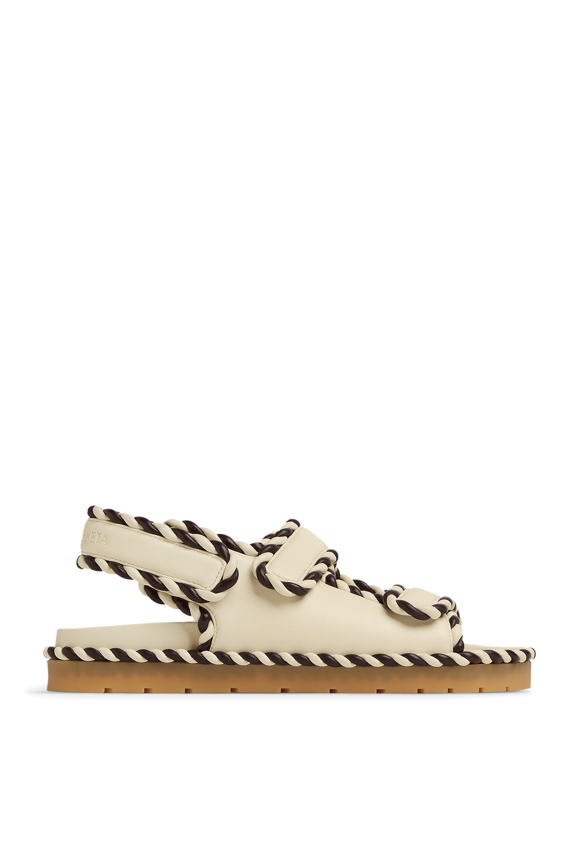 صندل جاك بكعب مسطح جلد