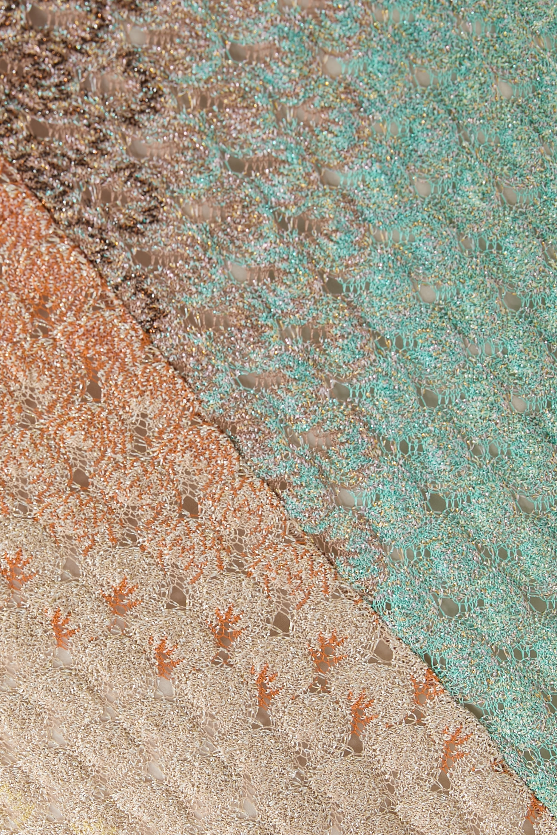 تنورة طويلة اومبريه متدرج دانتيل راشيل