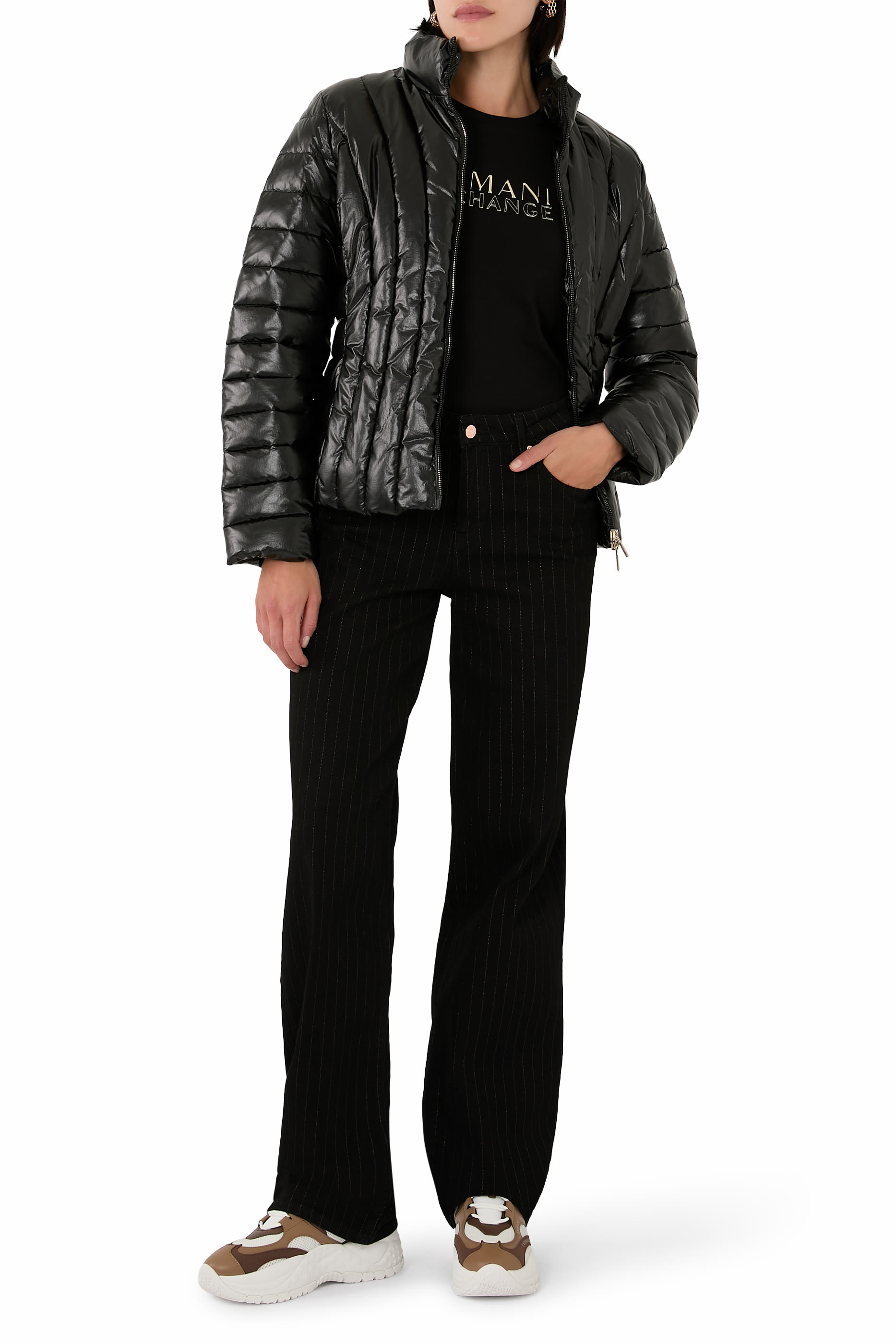  تيشيرت سالين دي جيرو بقصة ضيقة وشعار الماركة