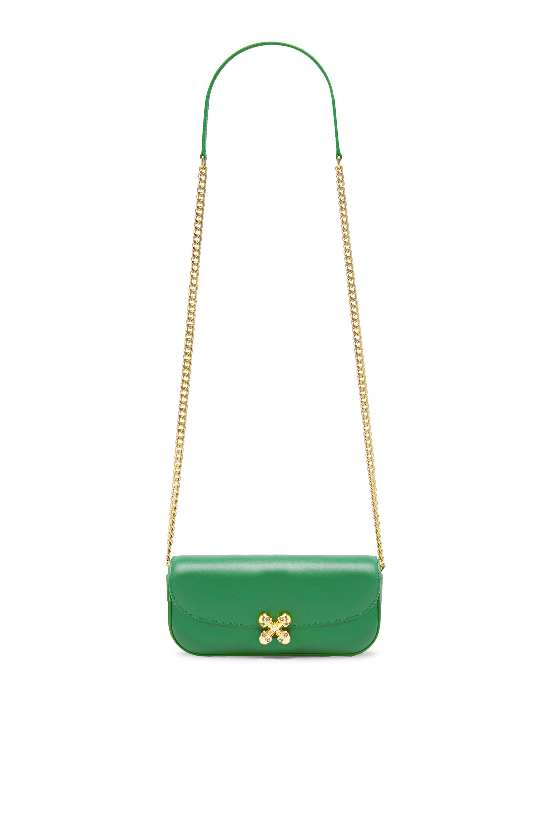 حقيبة صغيرة بحلية جمجمة بتصميم زهرة