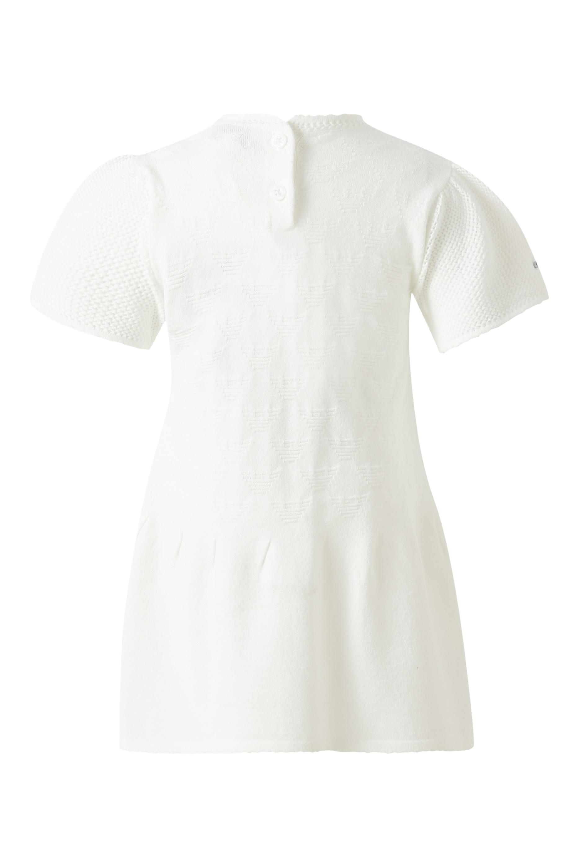 فستان منسوج بشعار الماركة للأطفال