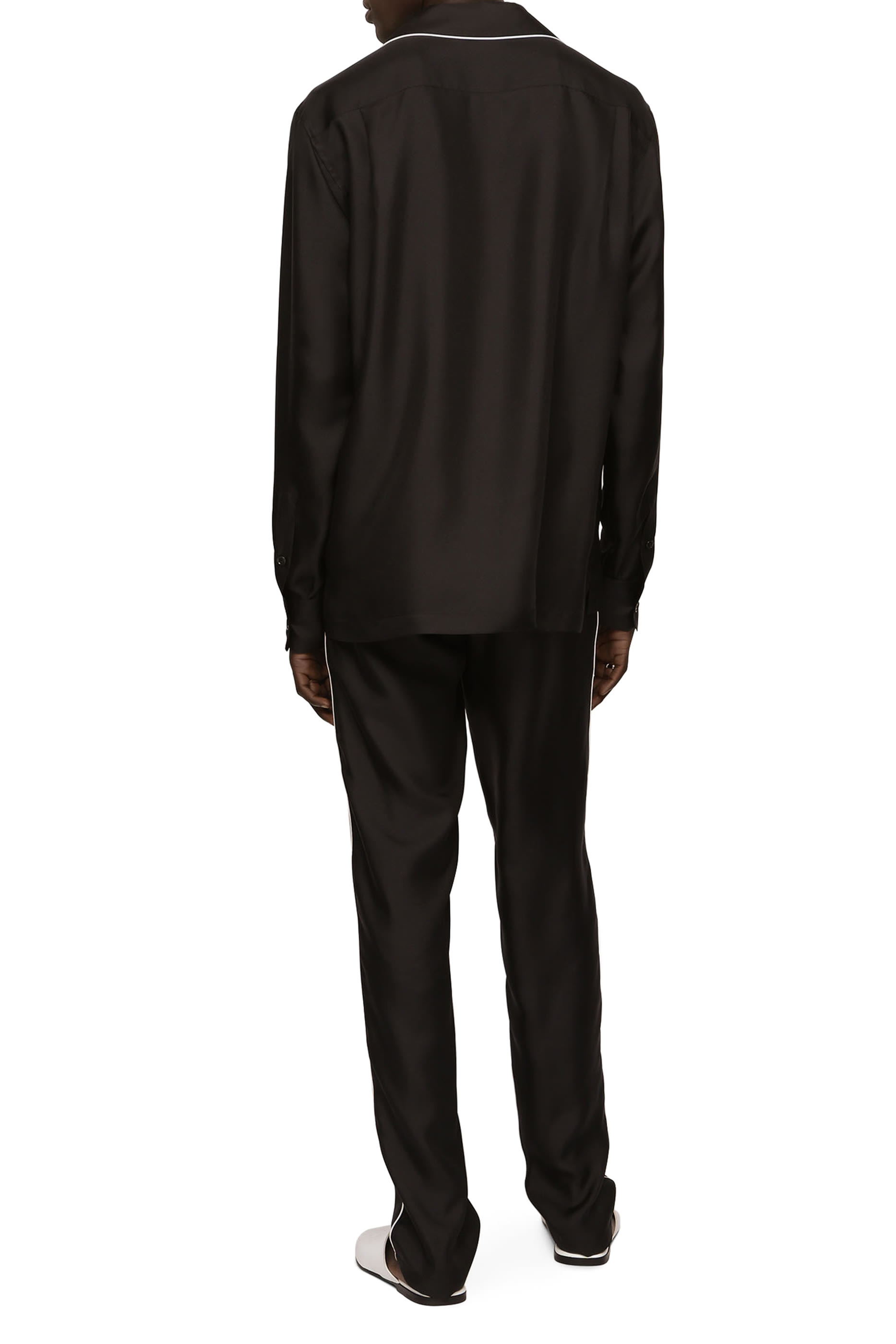 قميص بيجامة حرير