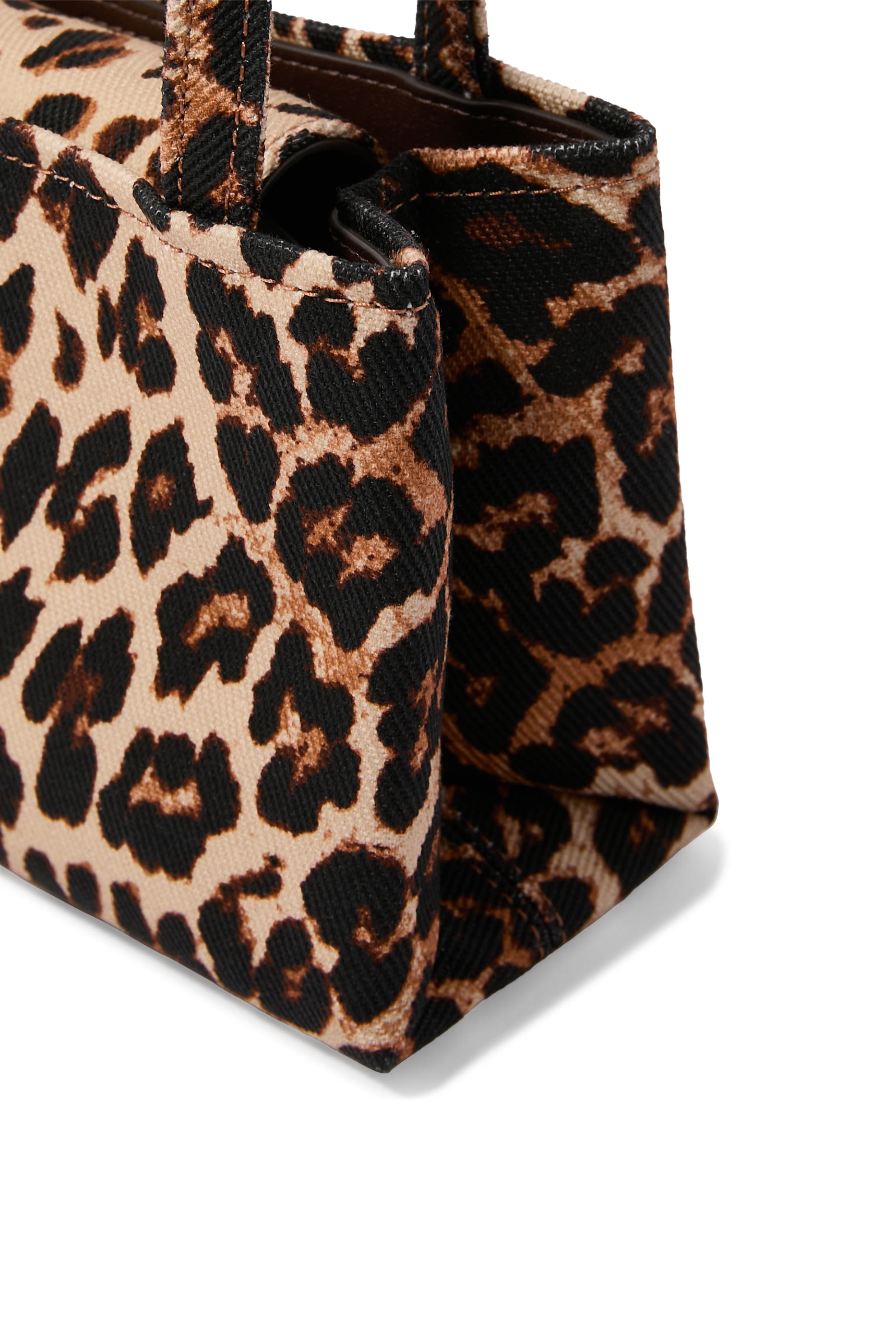 حقيبة يد سام ايكون صغيرة بنقشة جلد النمر