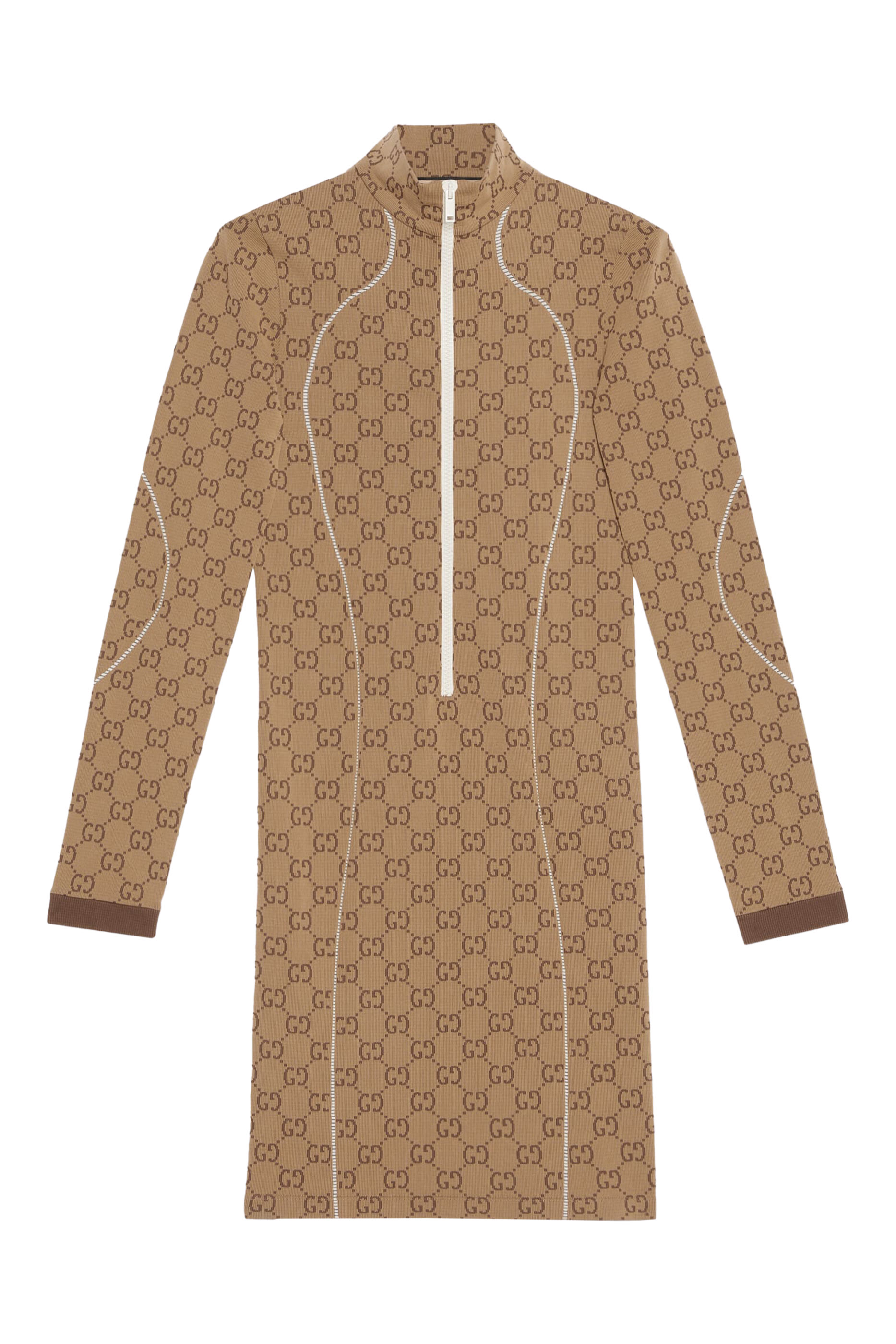 فستان بنقشة حرفي الماركة جاكار جيرسيه