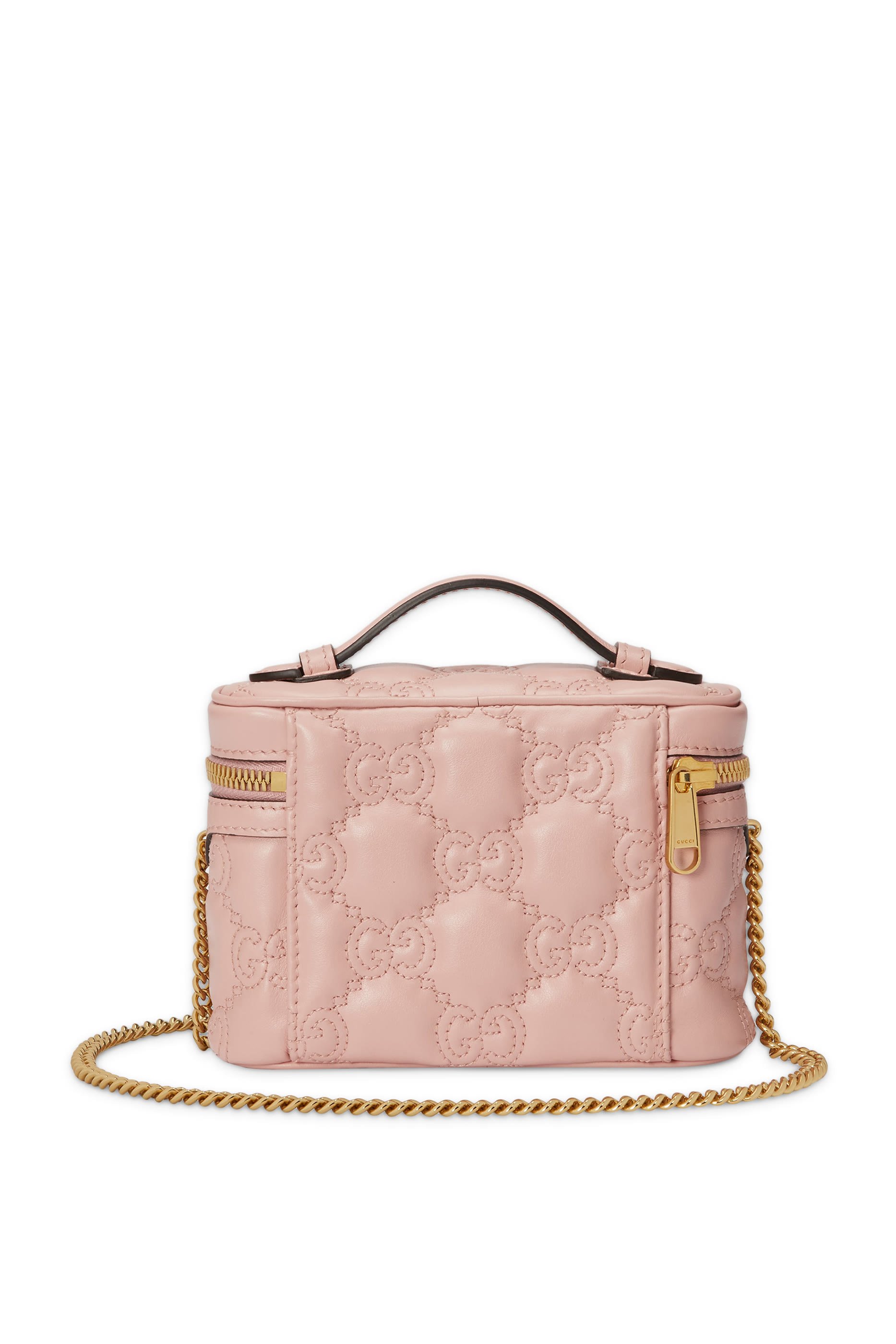 حقيبة صغيرة مبطنة بنقشة حرفي شعار الماركة ويد علوية