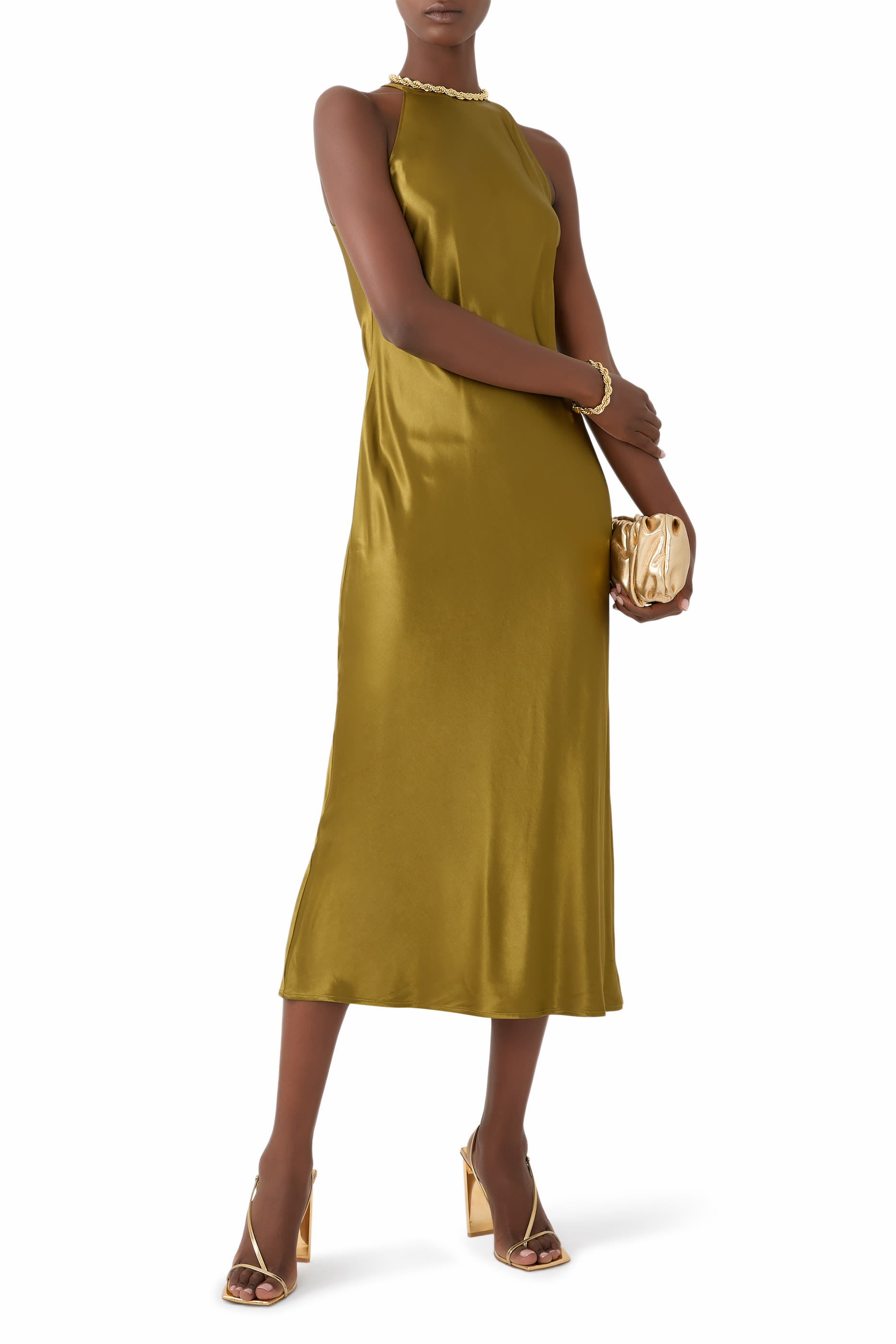 فستان بيا متوسط الطول