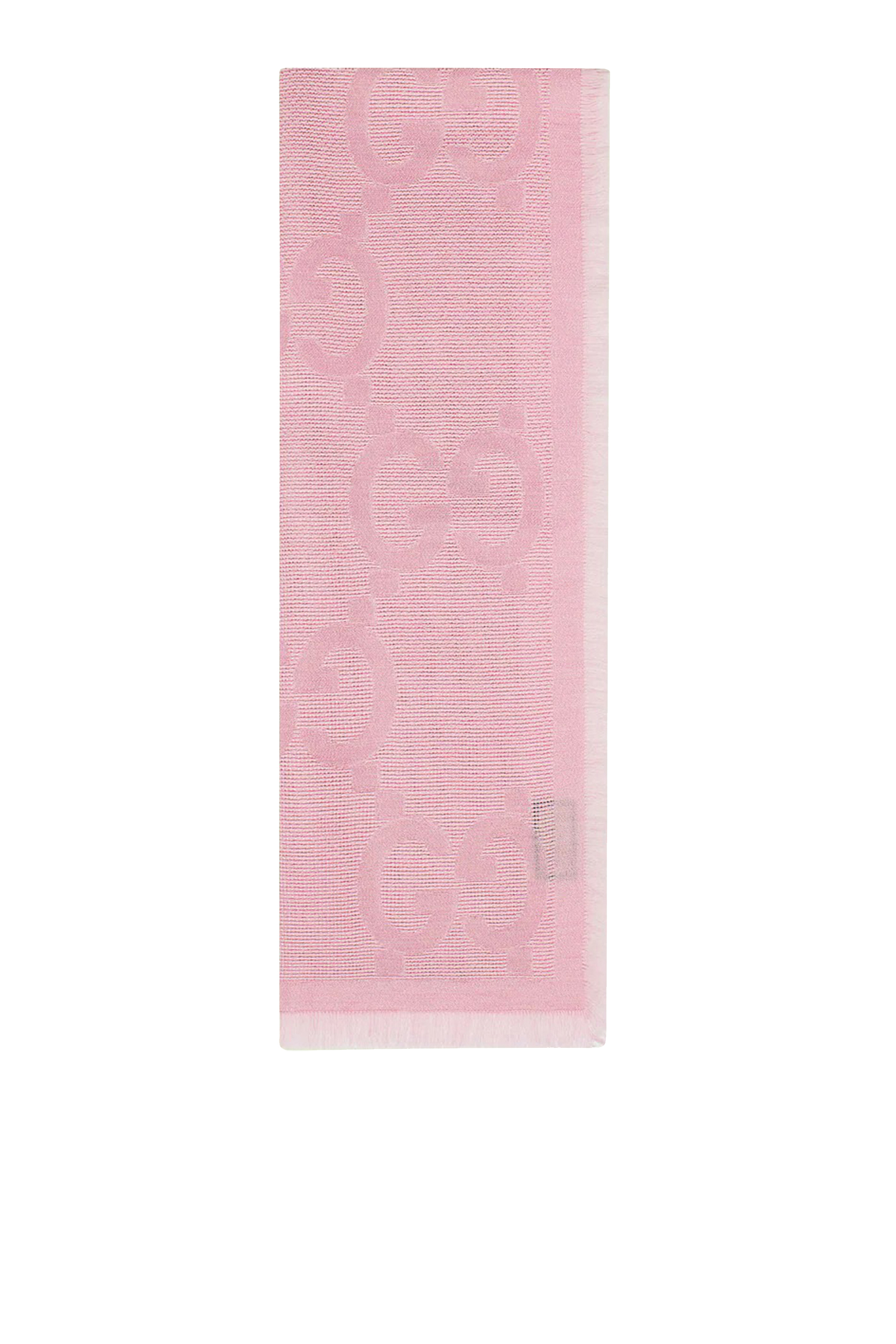 وشاح صوف وحرير بشعار GG جاكار