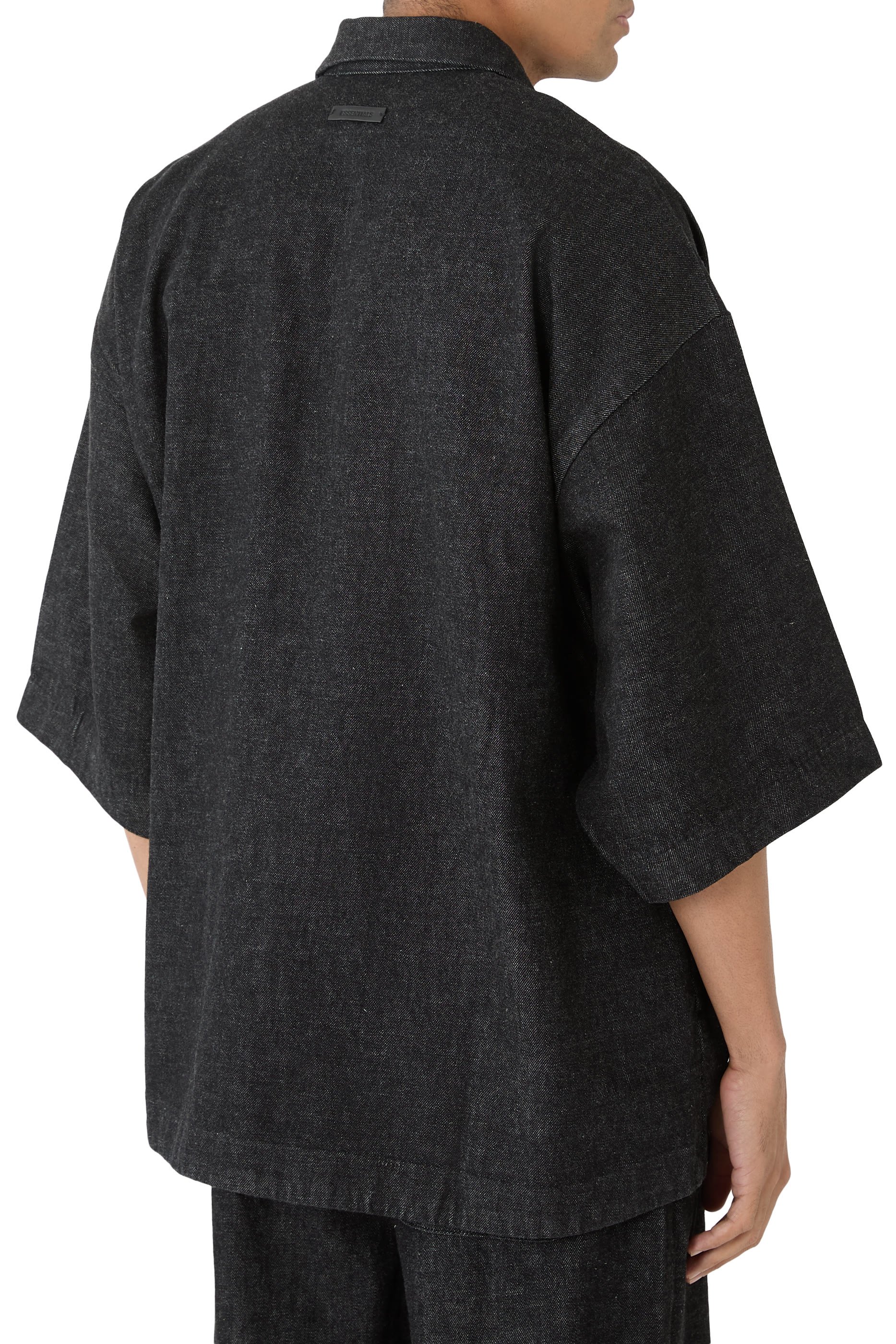 Denim Full Zip Work Shirt