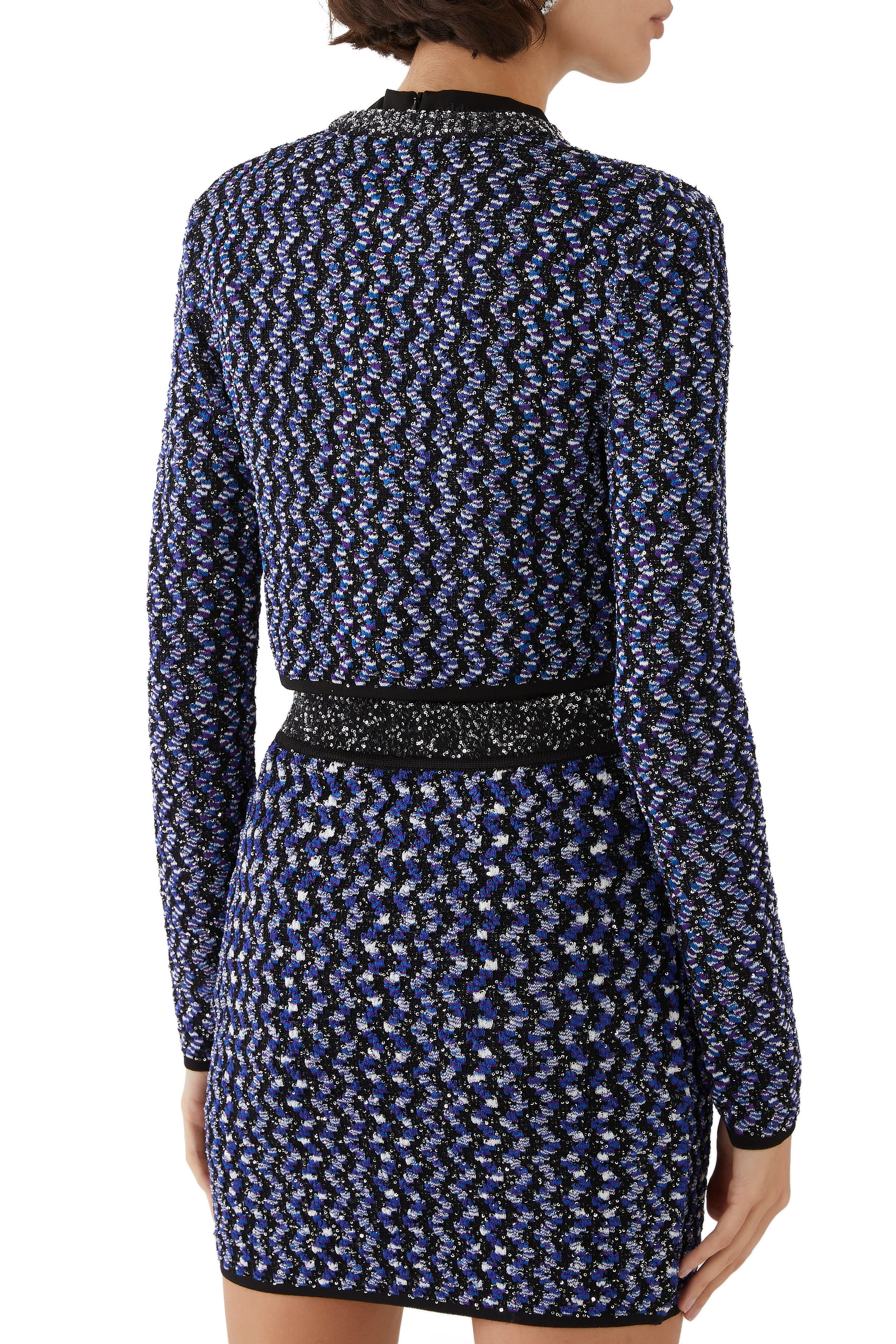 كارديغان مزين بترتر