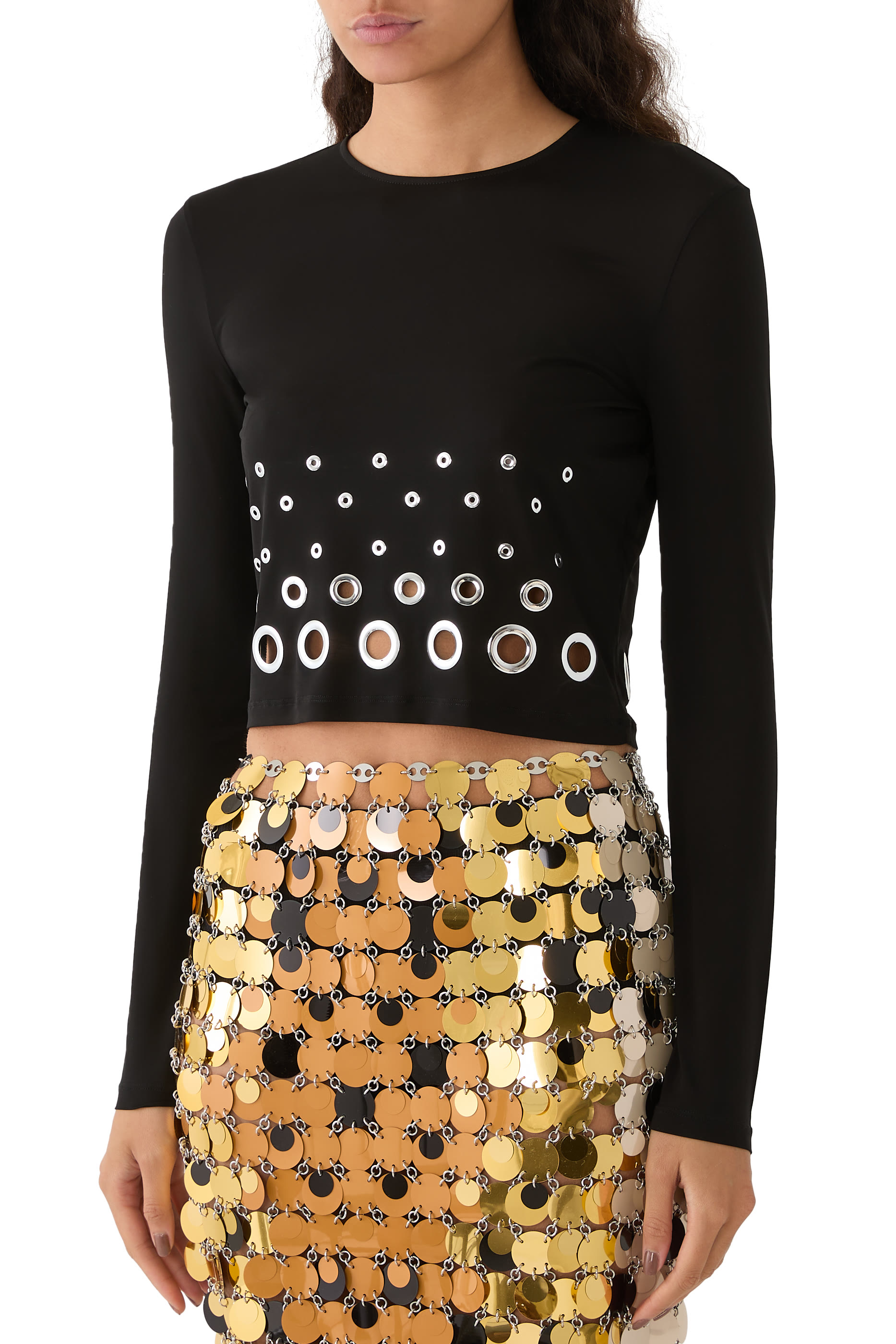 بلوزة قصيرة بأكمام طويلة جريسيه سكوند سكين