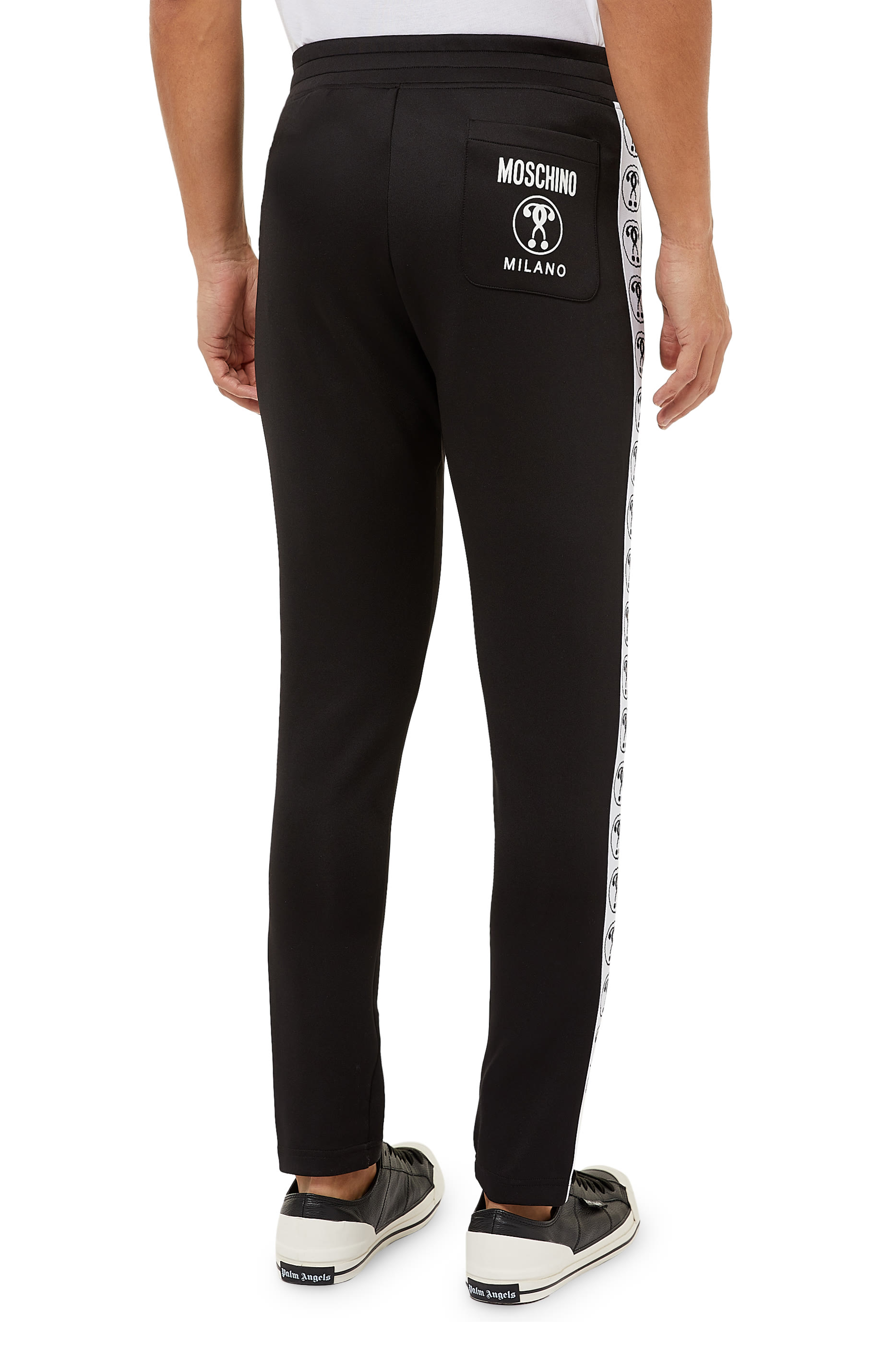 بنطال رياضي بشريط بطبعة علامة إستفهام