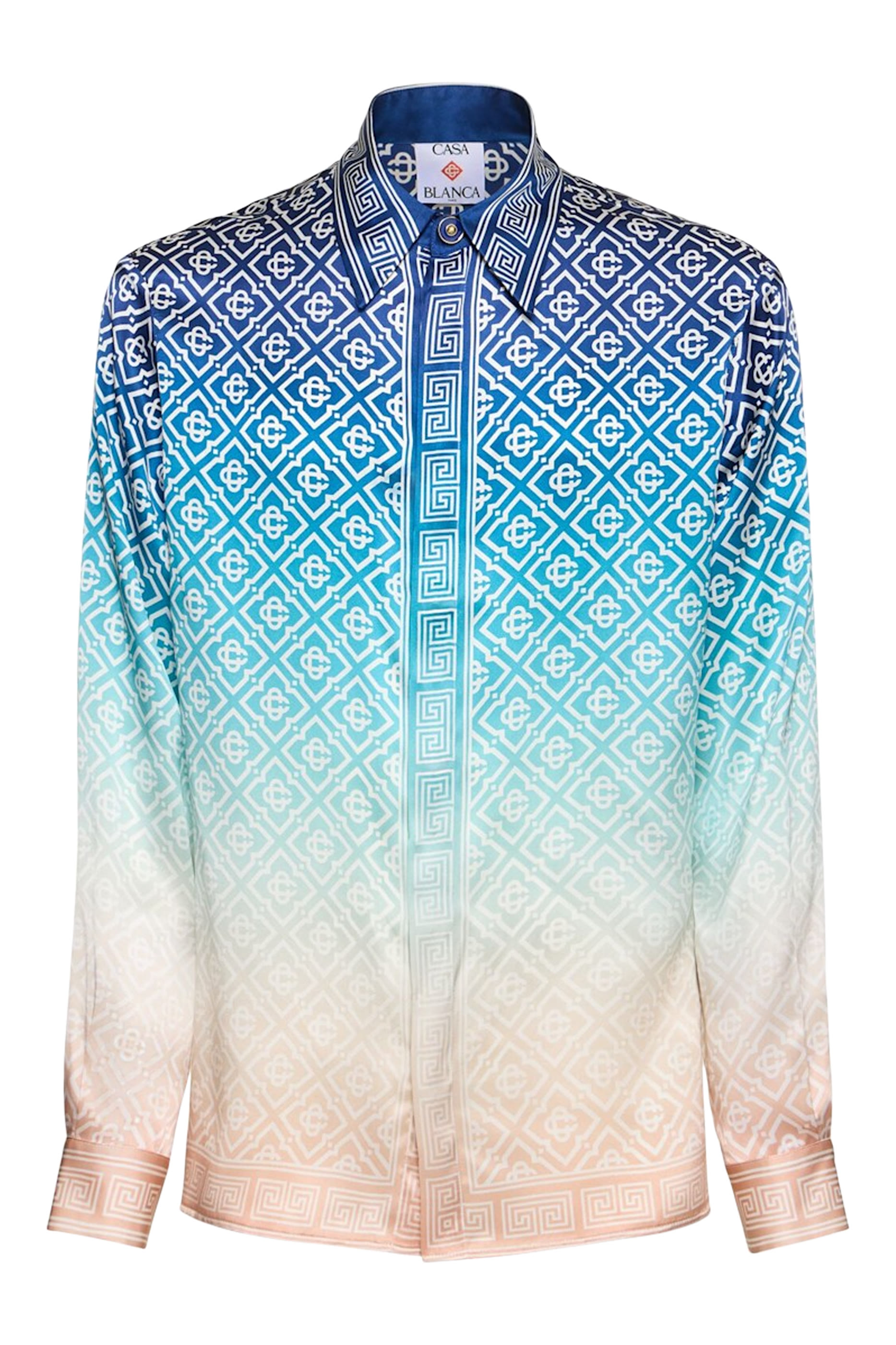 قميص بأكمام طويلة وياقة كلاسيكية