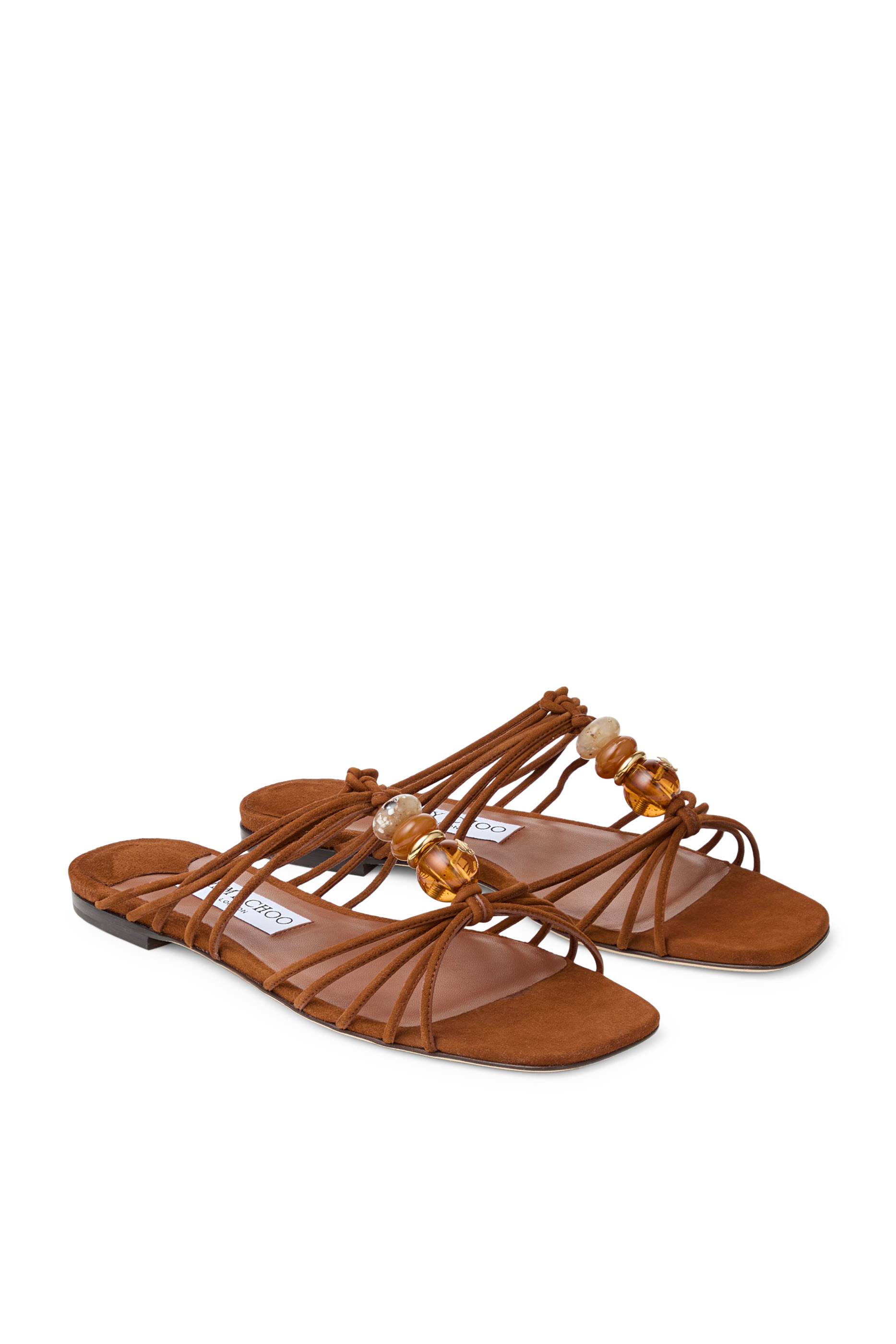 حذاء لوفا مفتوح من الخلف بنعل مسطح