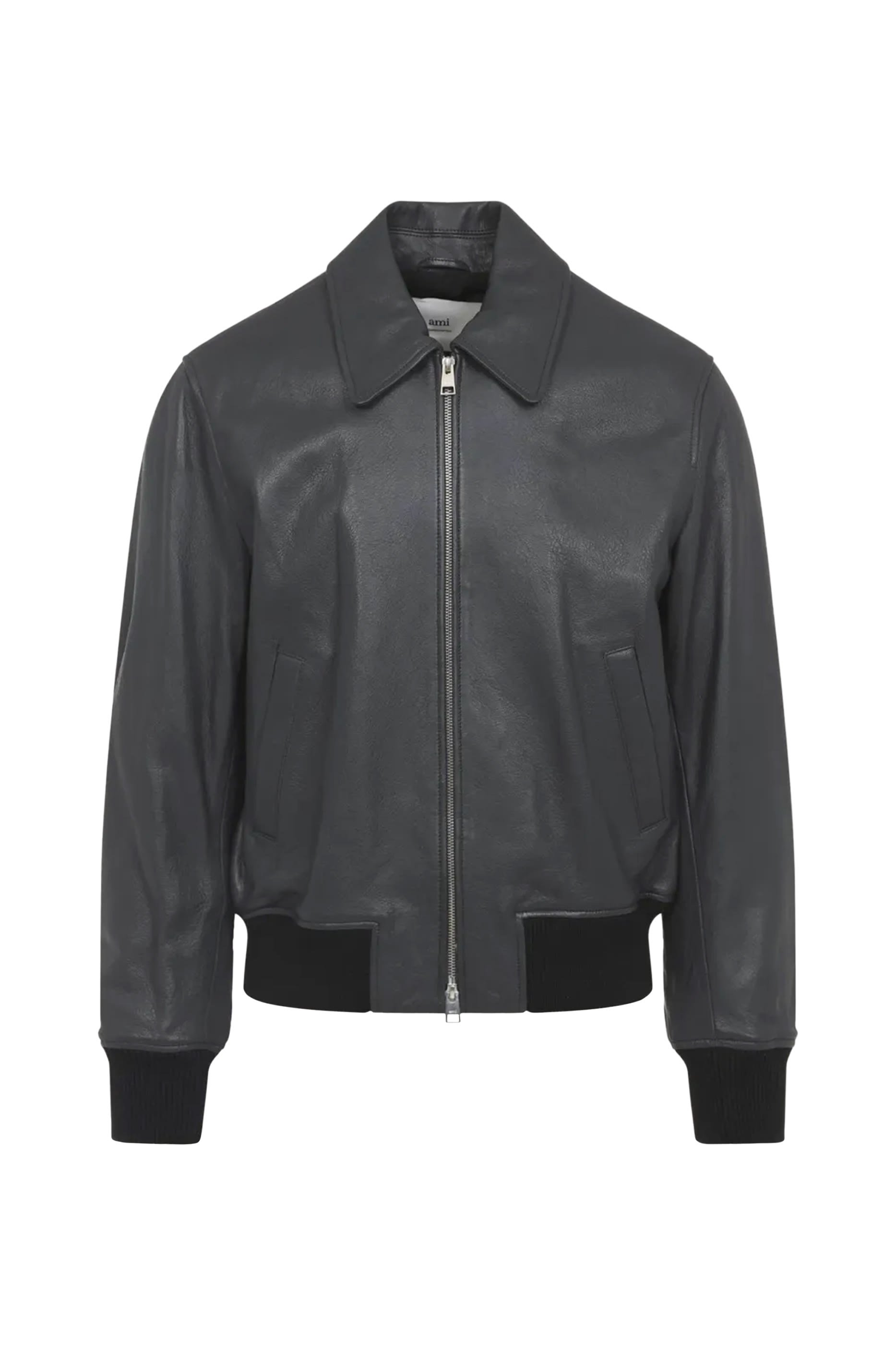 جاكيت بسحاب جلد