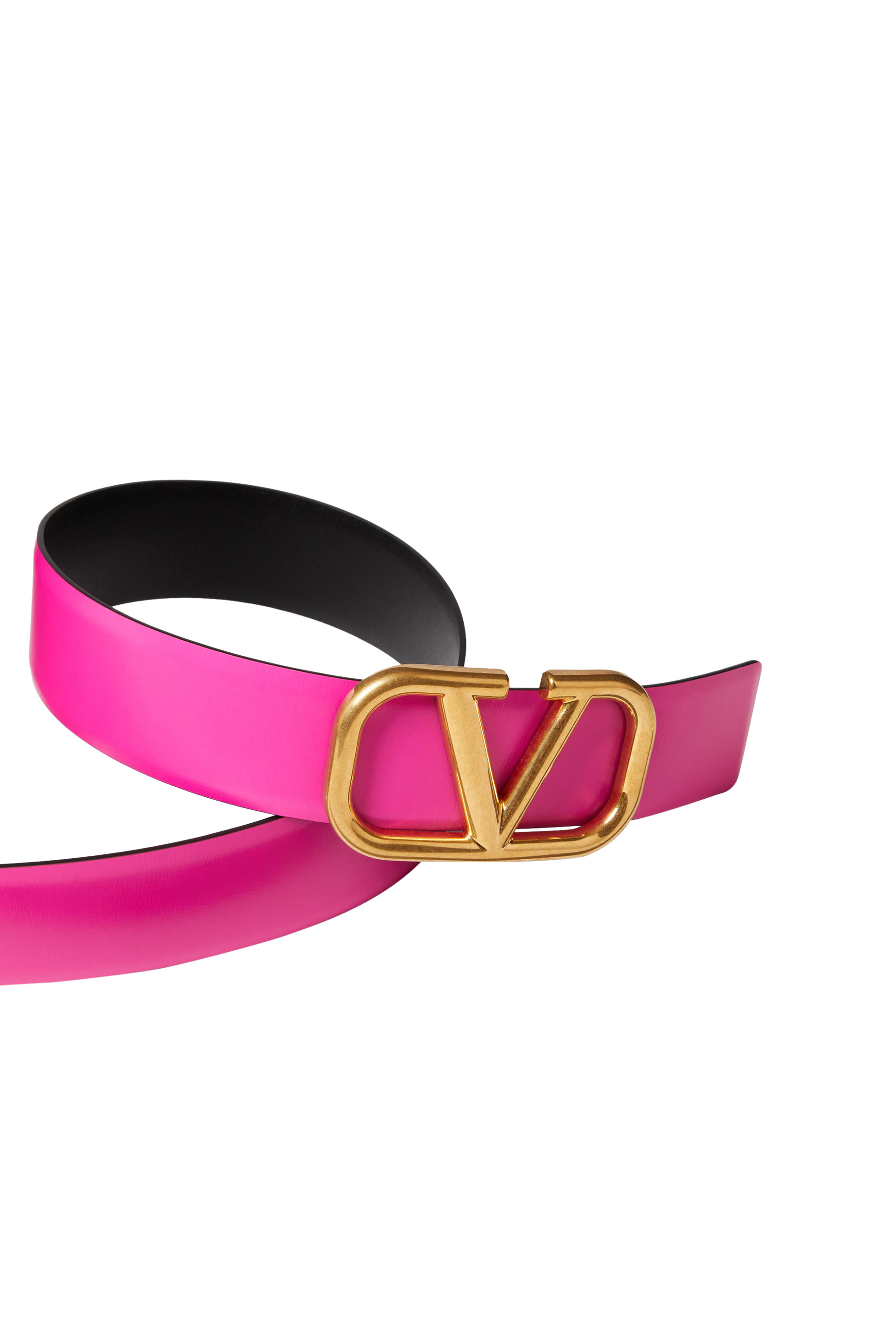 حزام فالنتينو جارافاني بتصميم وجهين وشعار الماركة