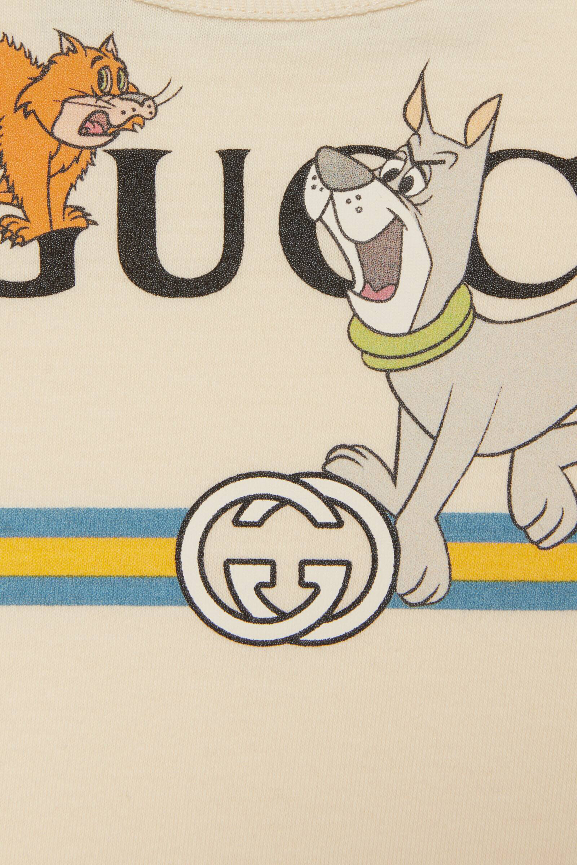 طقم هدايا للأطفال من ثلاث قطع بطبعة جيتسونز قطن جيرسيه