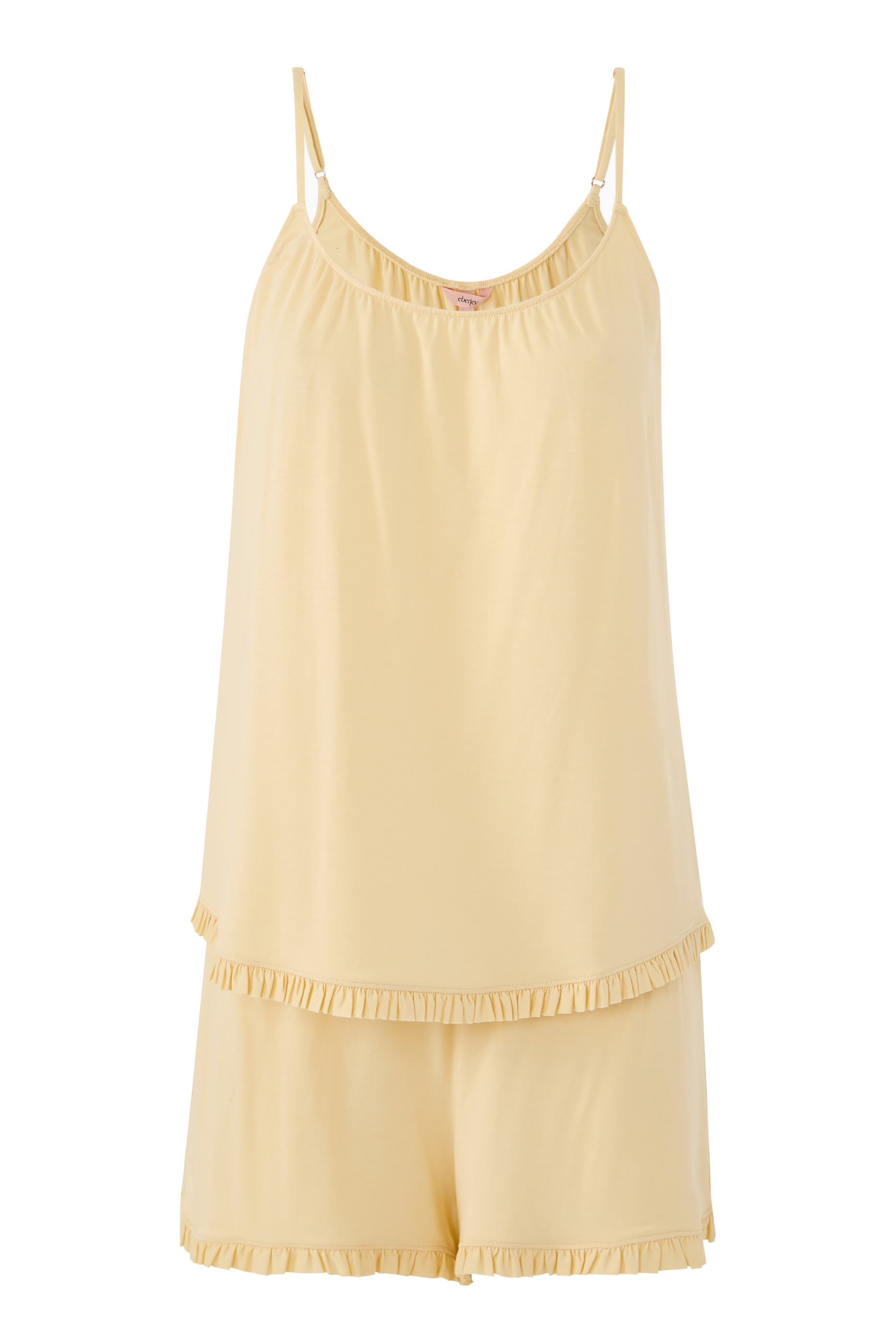 Gisele TENCEL&trade; Modal Ruffle Cami and Shortie Short Set