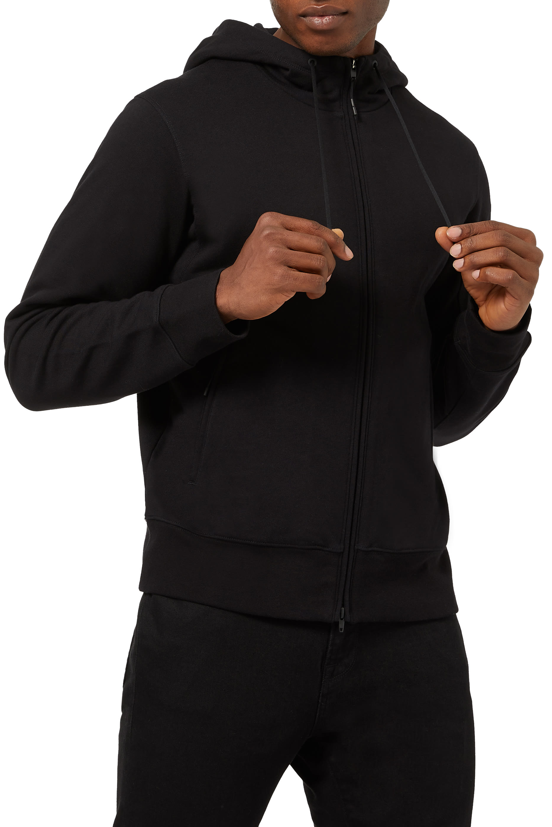 هودي بسحاب كامل بشعار الماركة من الخلف