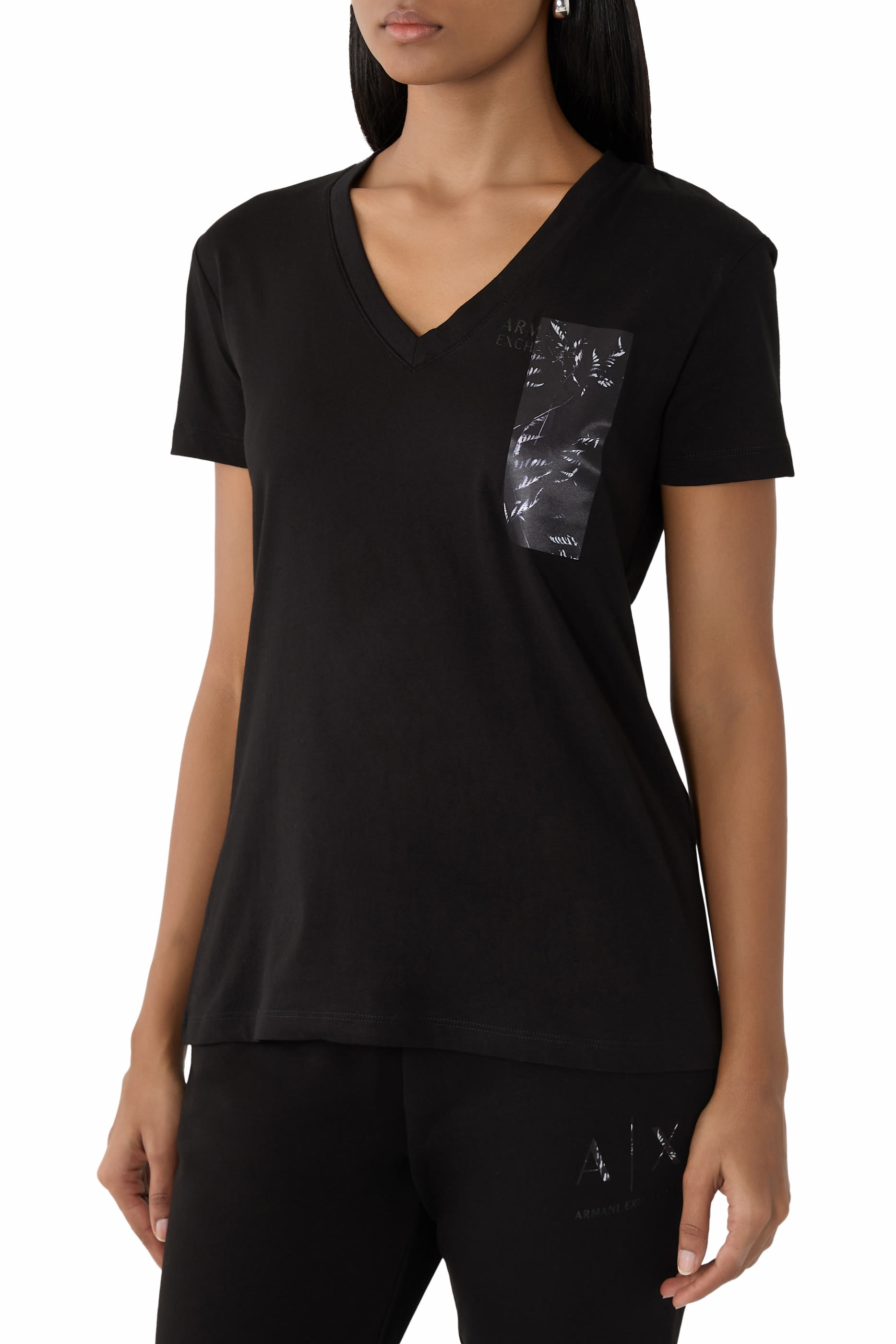 V-Neck Printed T-Shirt